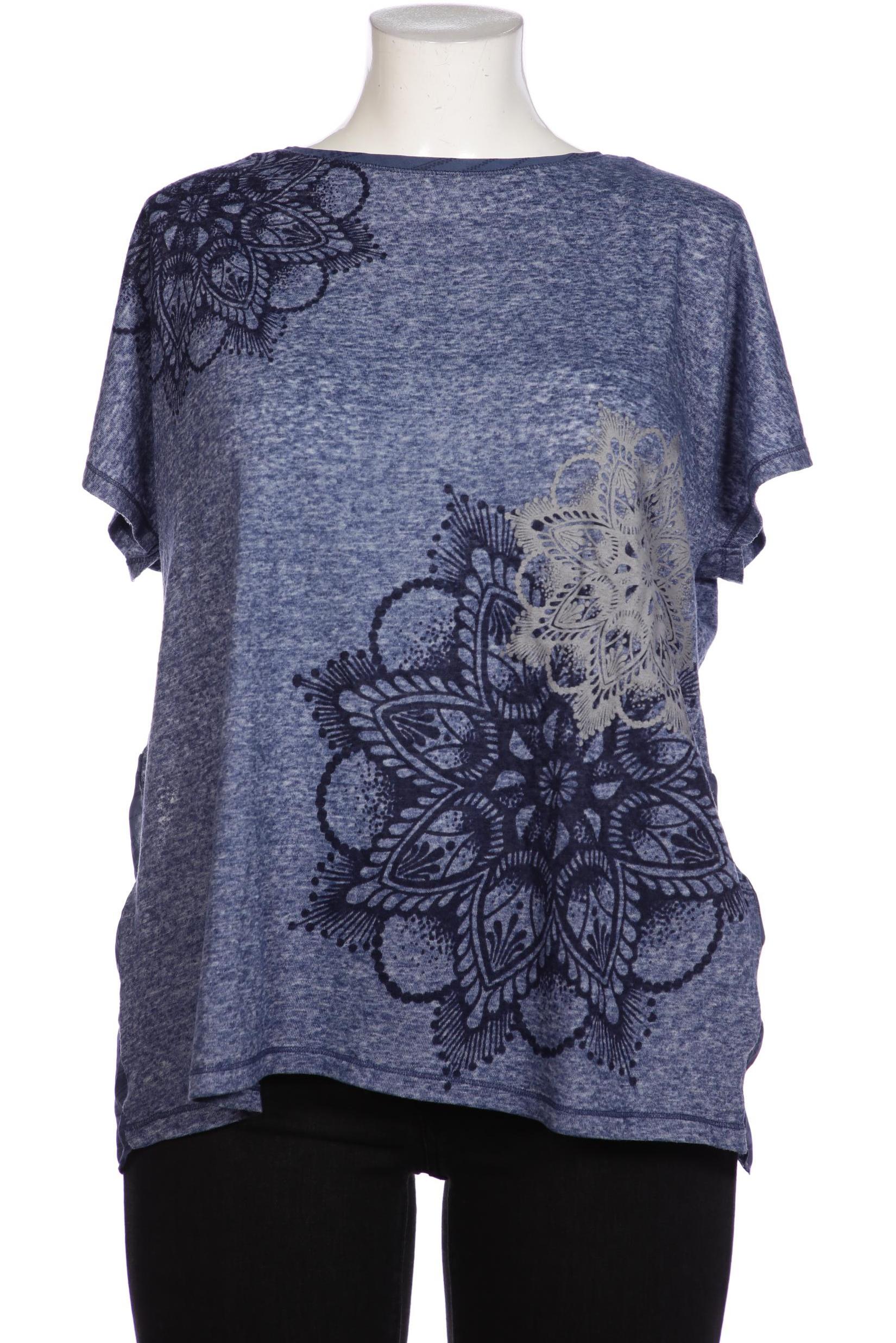 

Desigual Damen T-Shirt, blau, Gr. 46