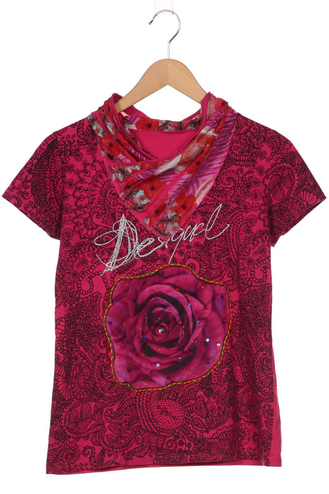 

Desigual Damen T-Shirt, pink, Gr. 42