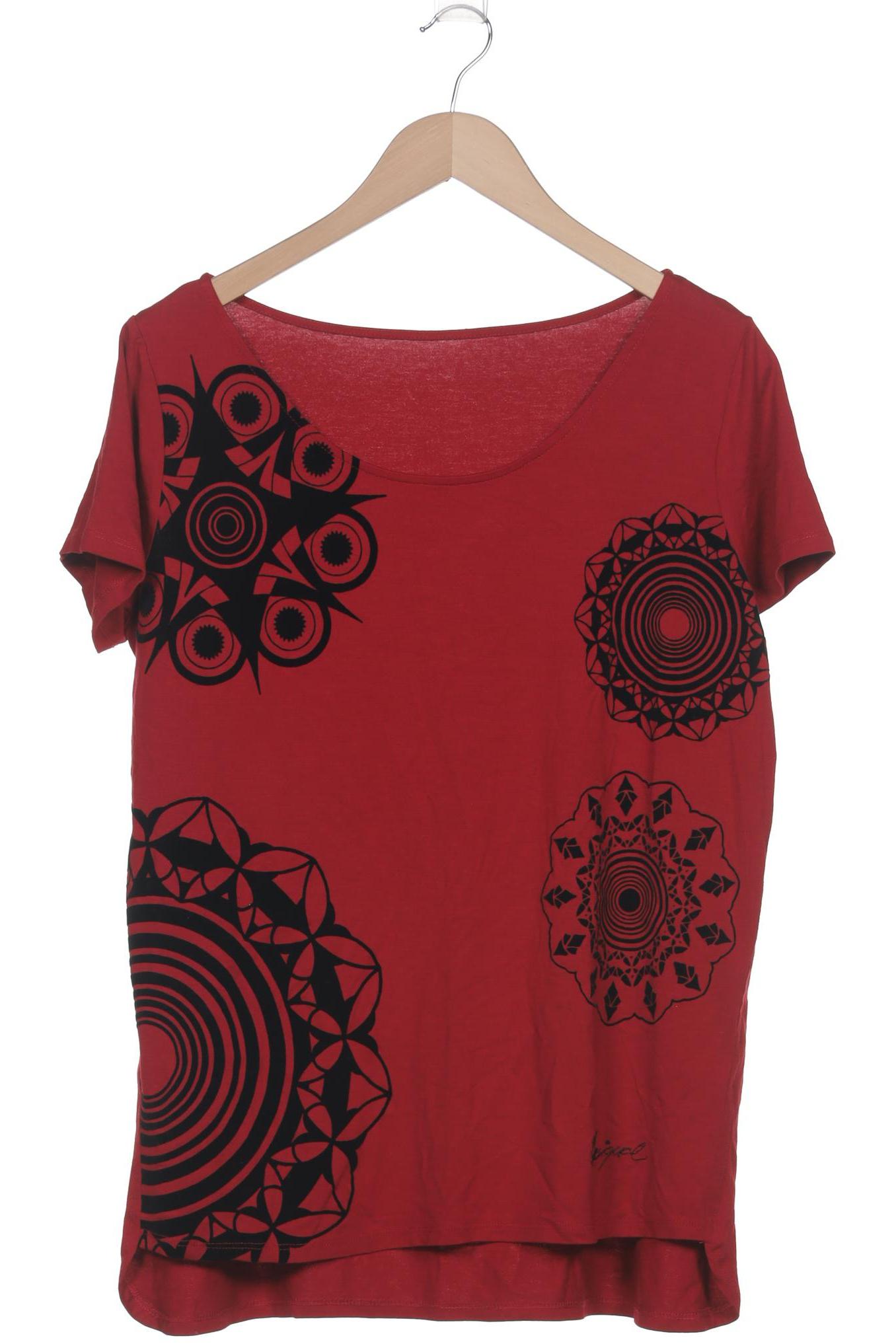

Desigual Damen T-Shirt, rot, Gr. 44