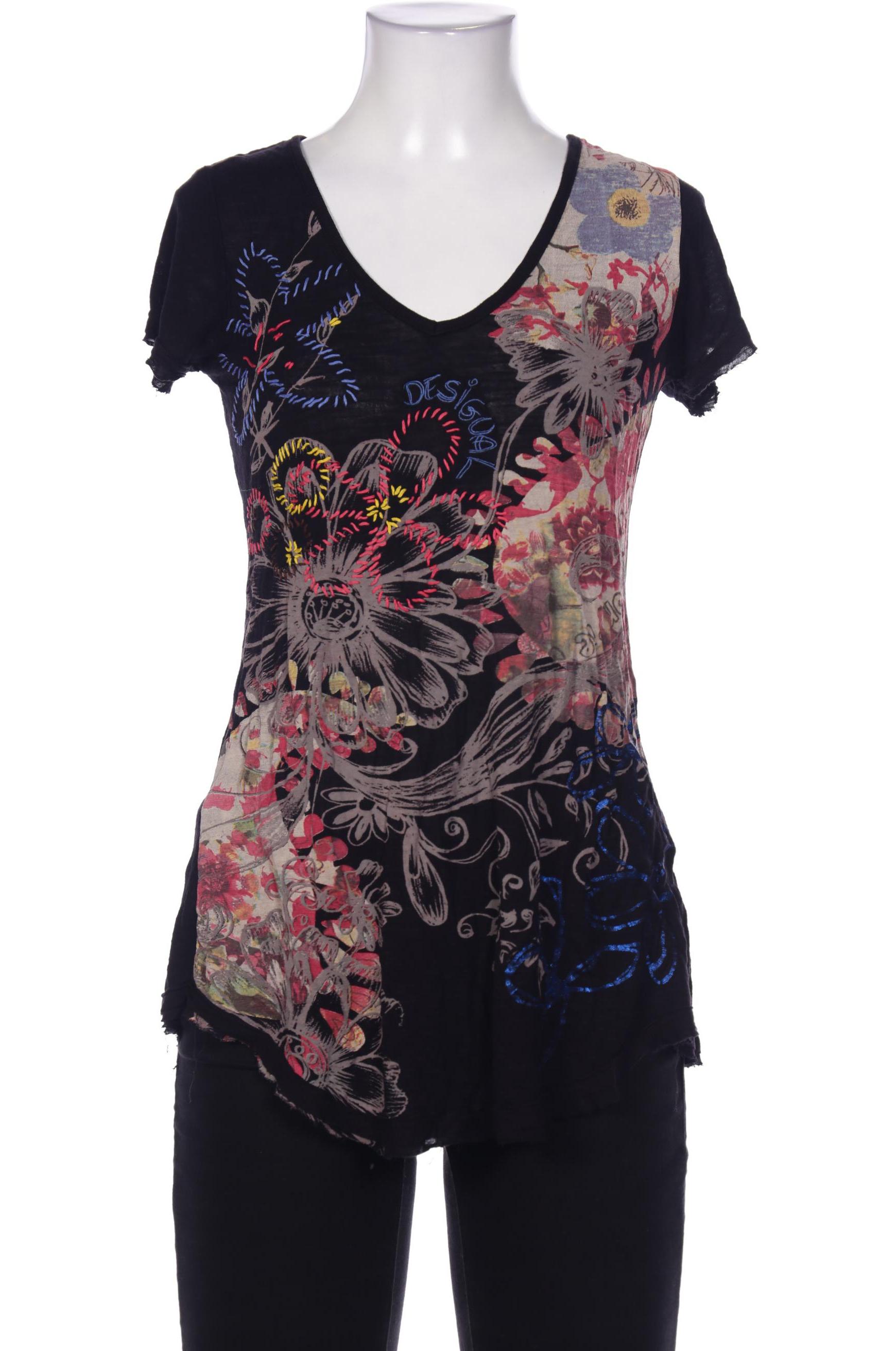 

Desigual Damen T-Shirt, schwarz, Gr. 36