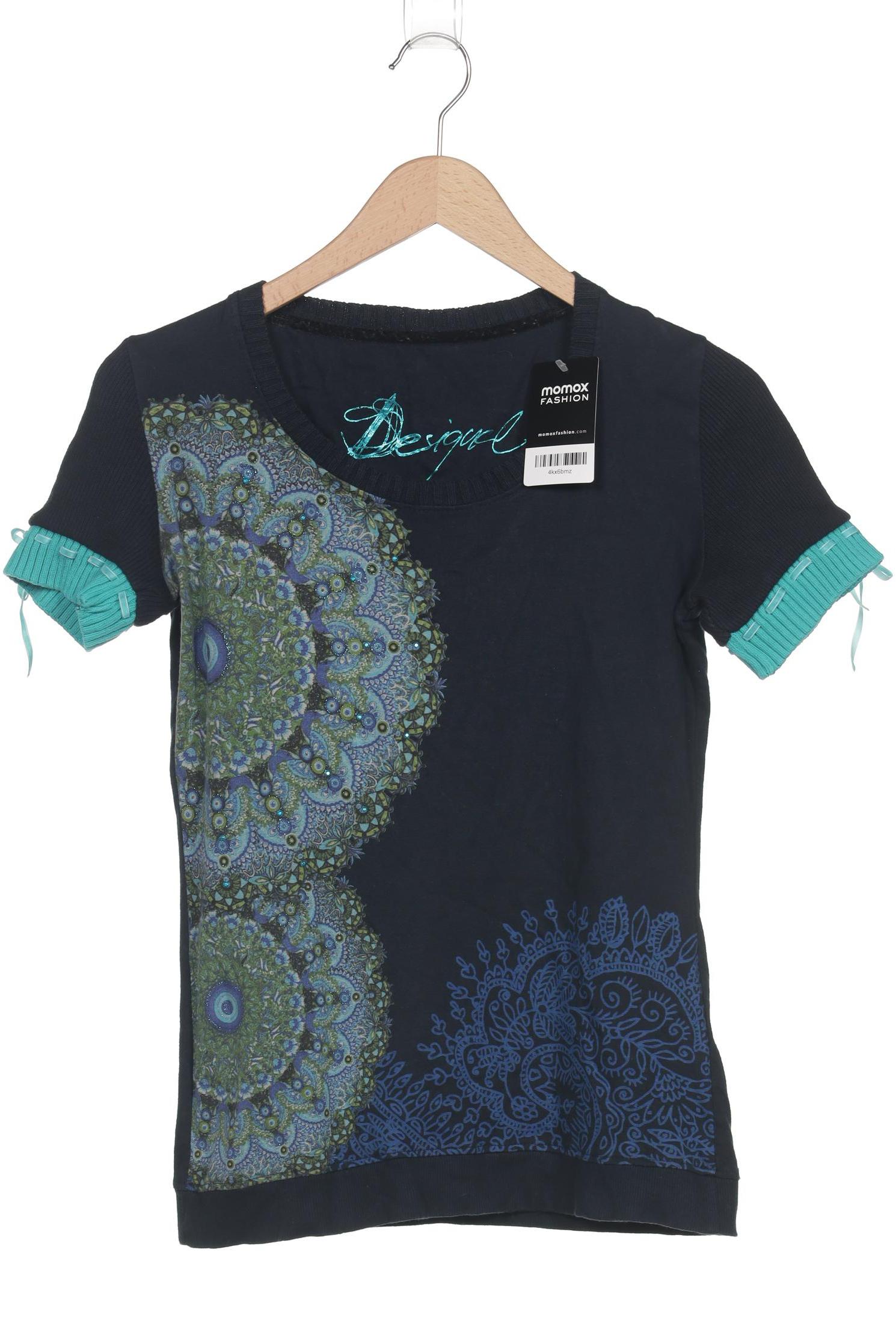 

Desigual Damen T-Shirt, marineblau, Gr. 38