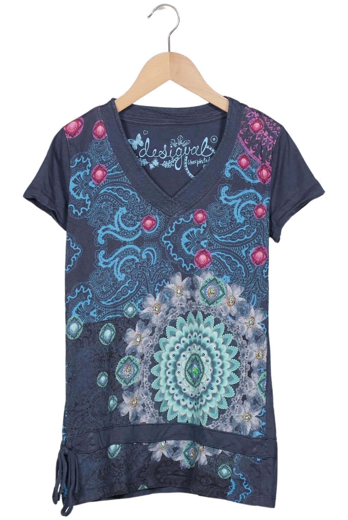 

Desigual Damen T-Shirt, marineblau, Gr. 38