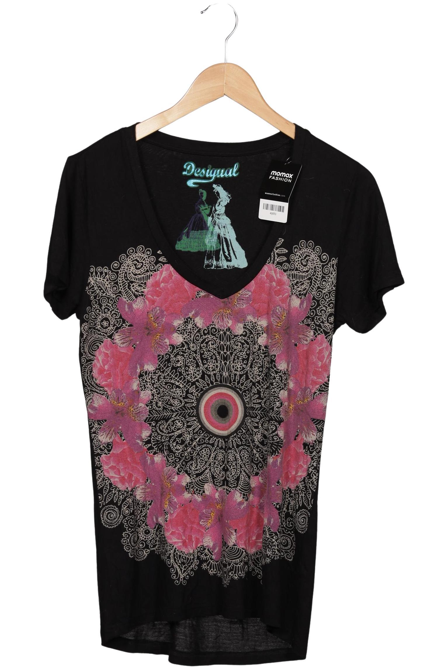 

Desigual Damen T-Shirt, schwarz, Gr. 42