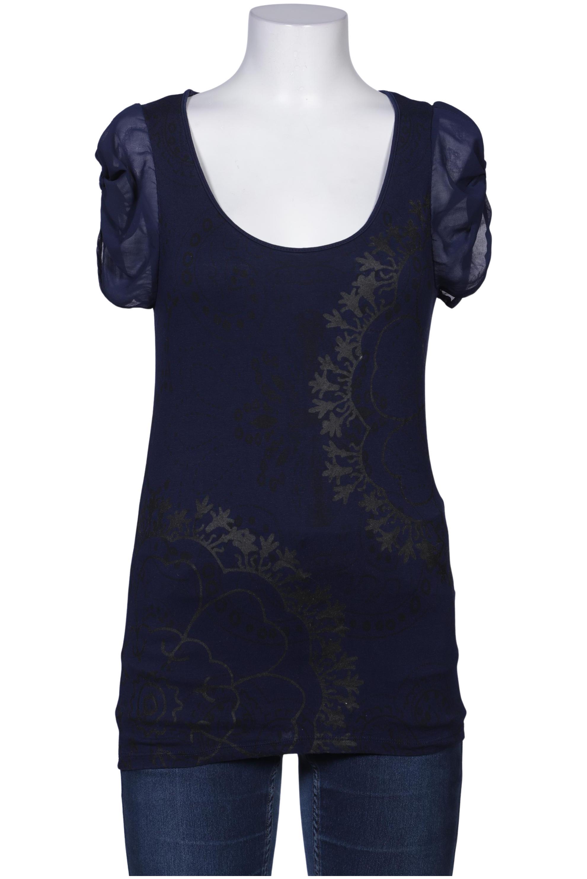 

Desigual Damen T-Shirt, marineblau, Gr. 38