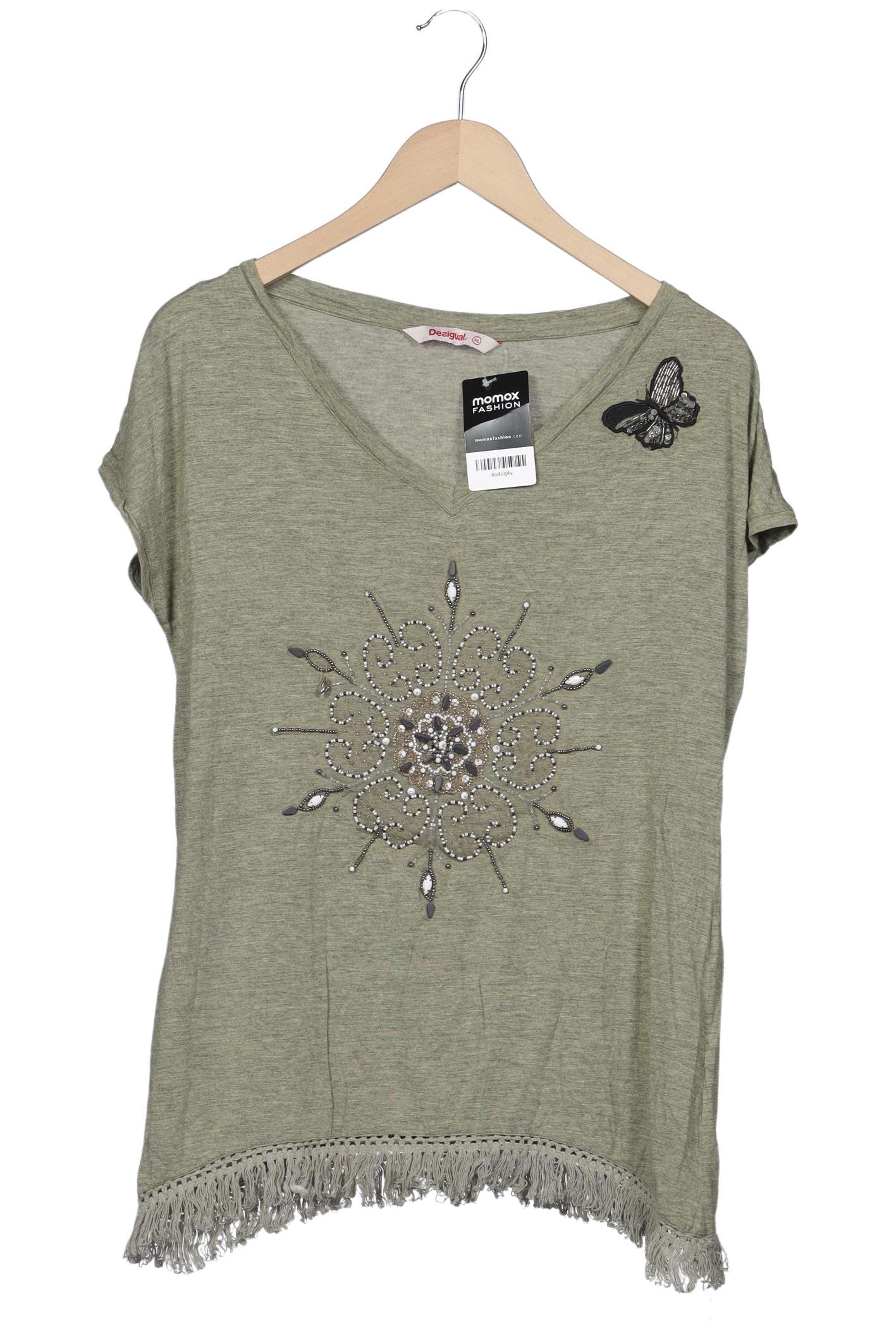 

Desigual Damen T-Shirt, grün, Gr. 44