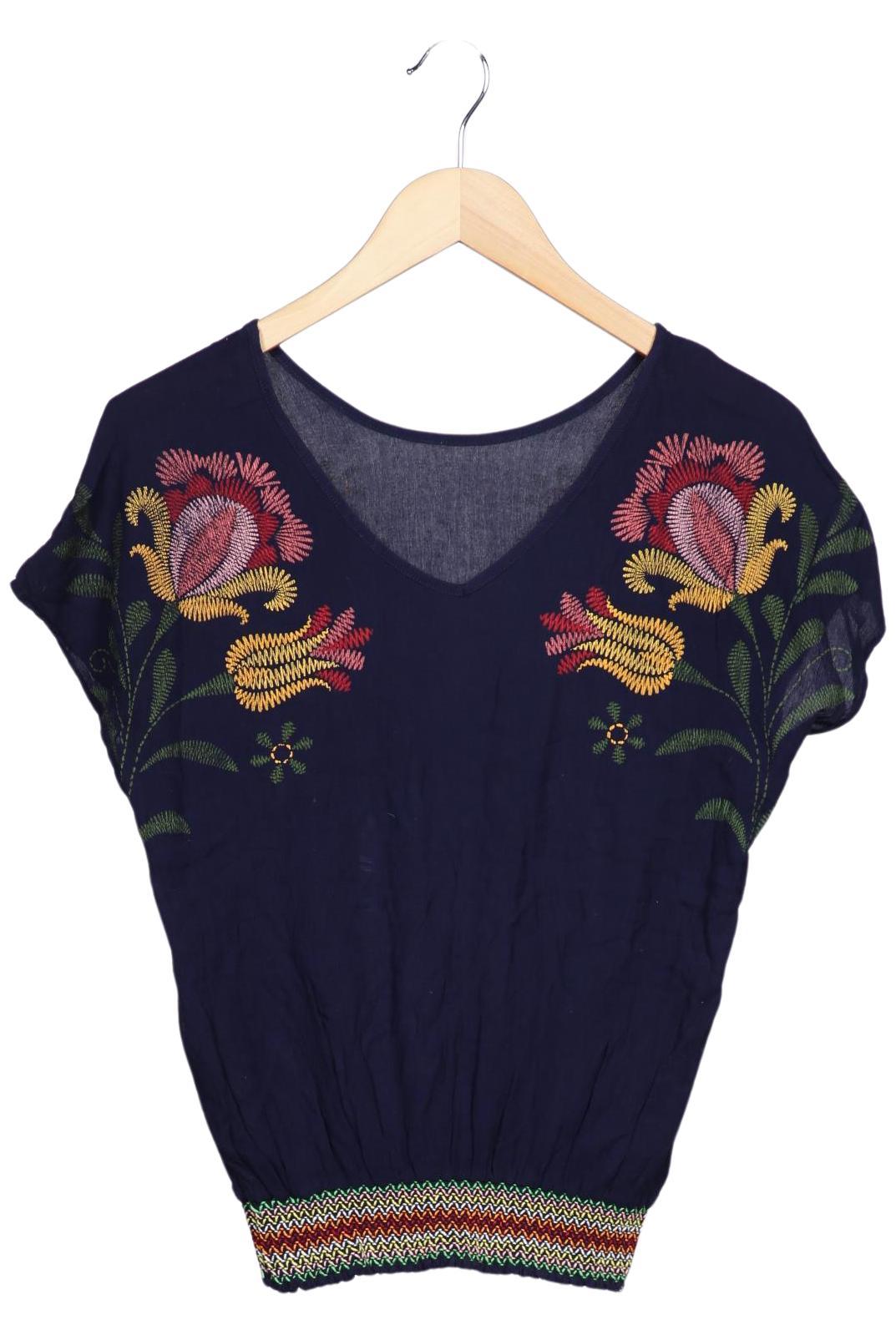 

Desigual Damen T-Shirt, marineblau, Gr. 36