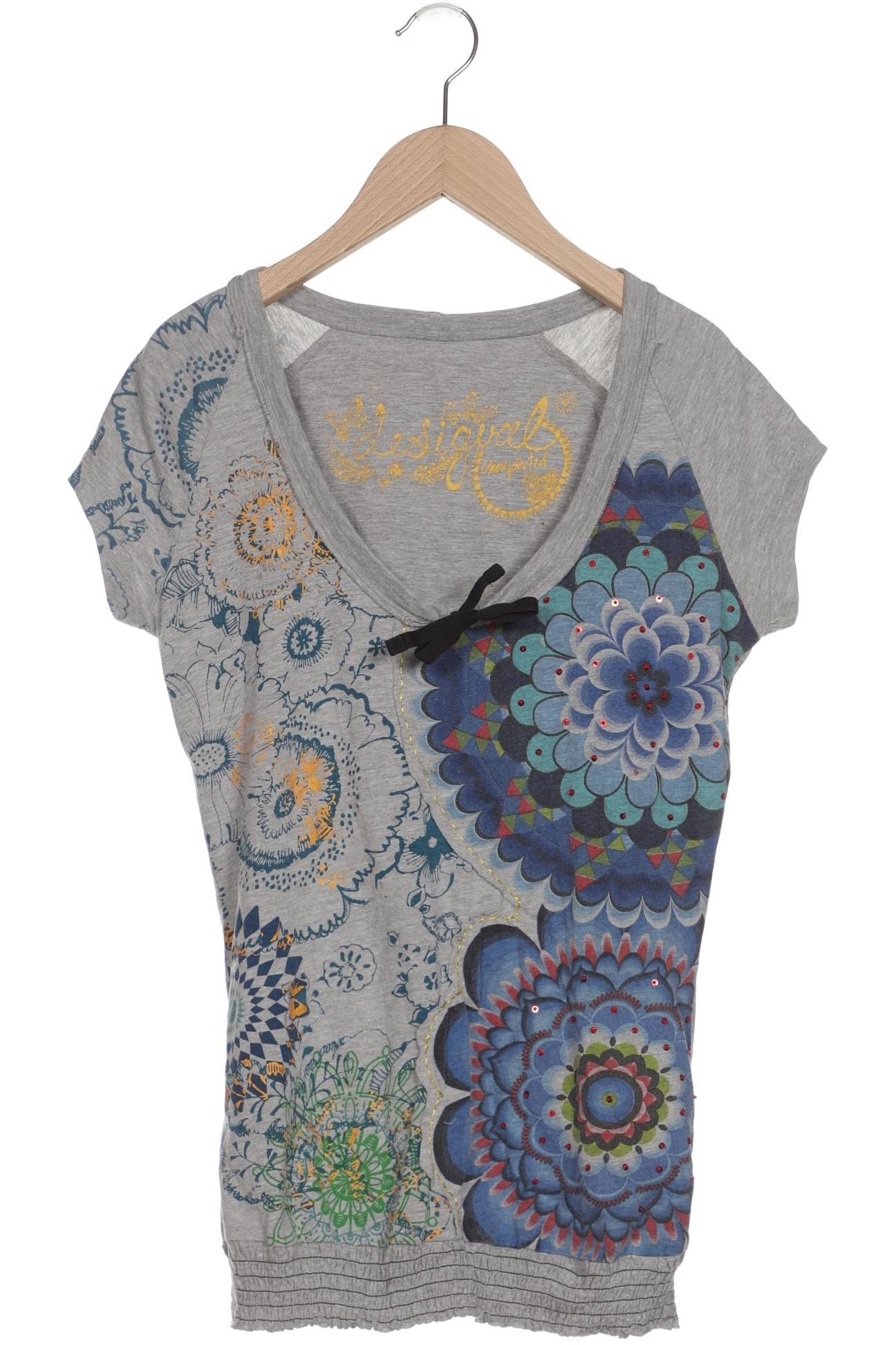 

Desigual Damen T-Shirt, grau, Gr. 38