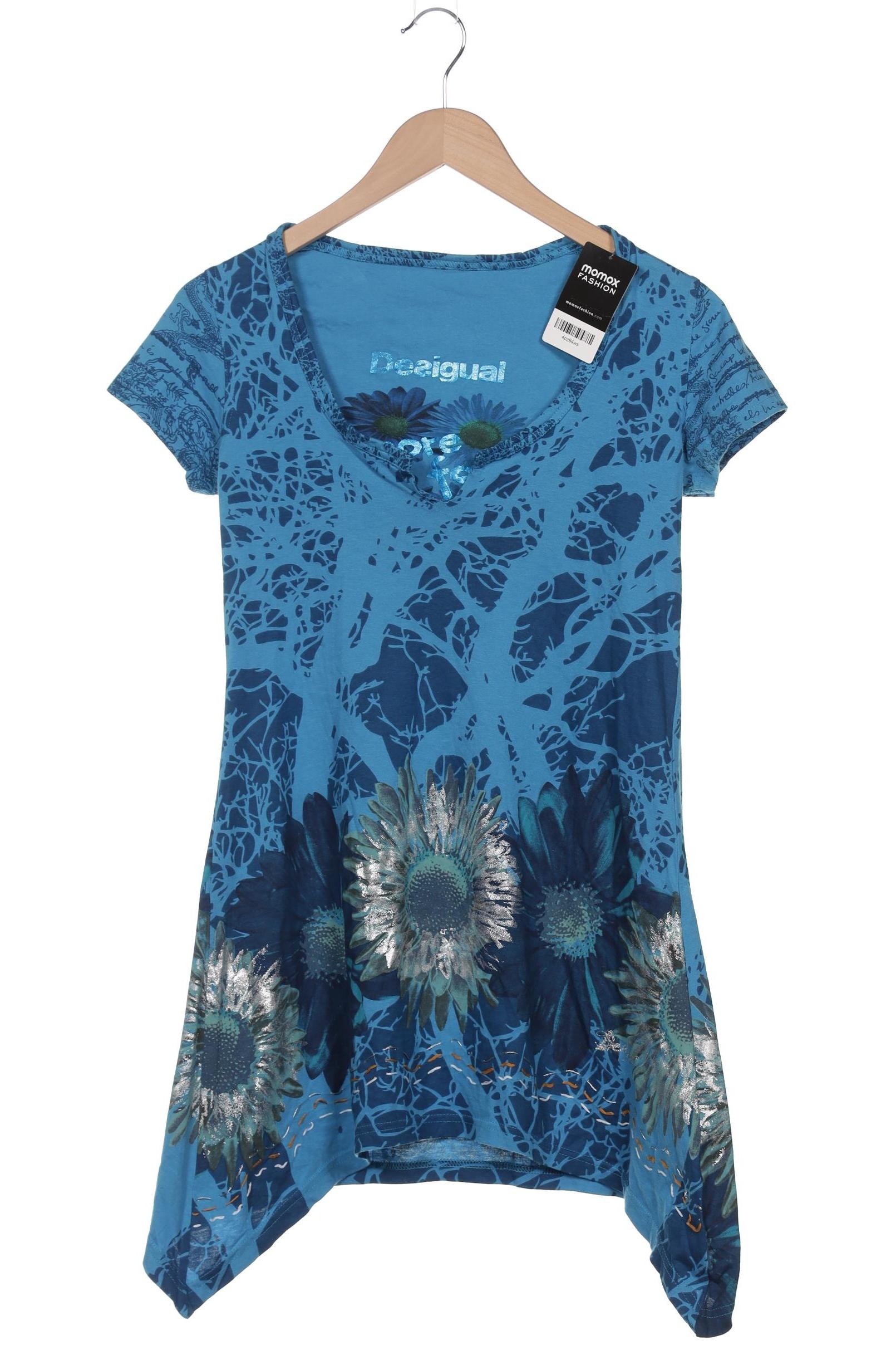 

Desigual Damen T-Shirt, blau, Gr. 38