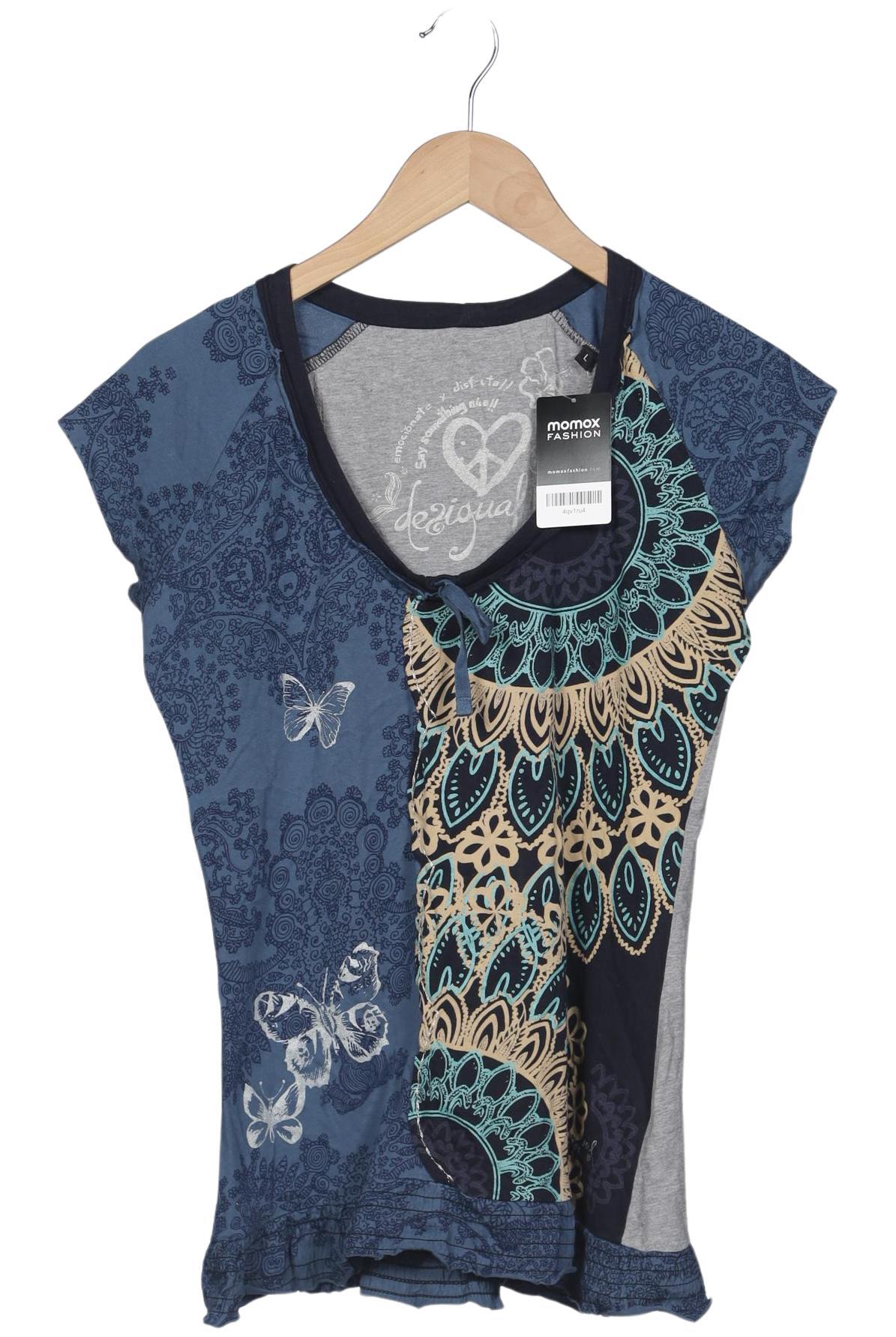 

Desigual Damen T-Shirt, marineblau, Gr. 42