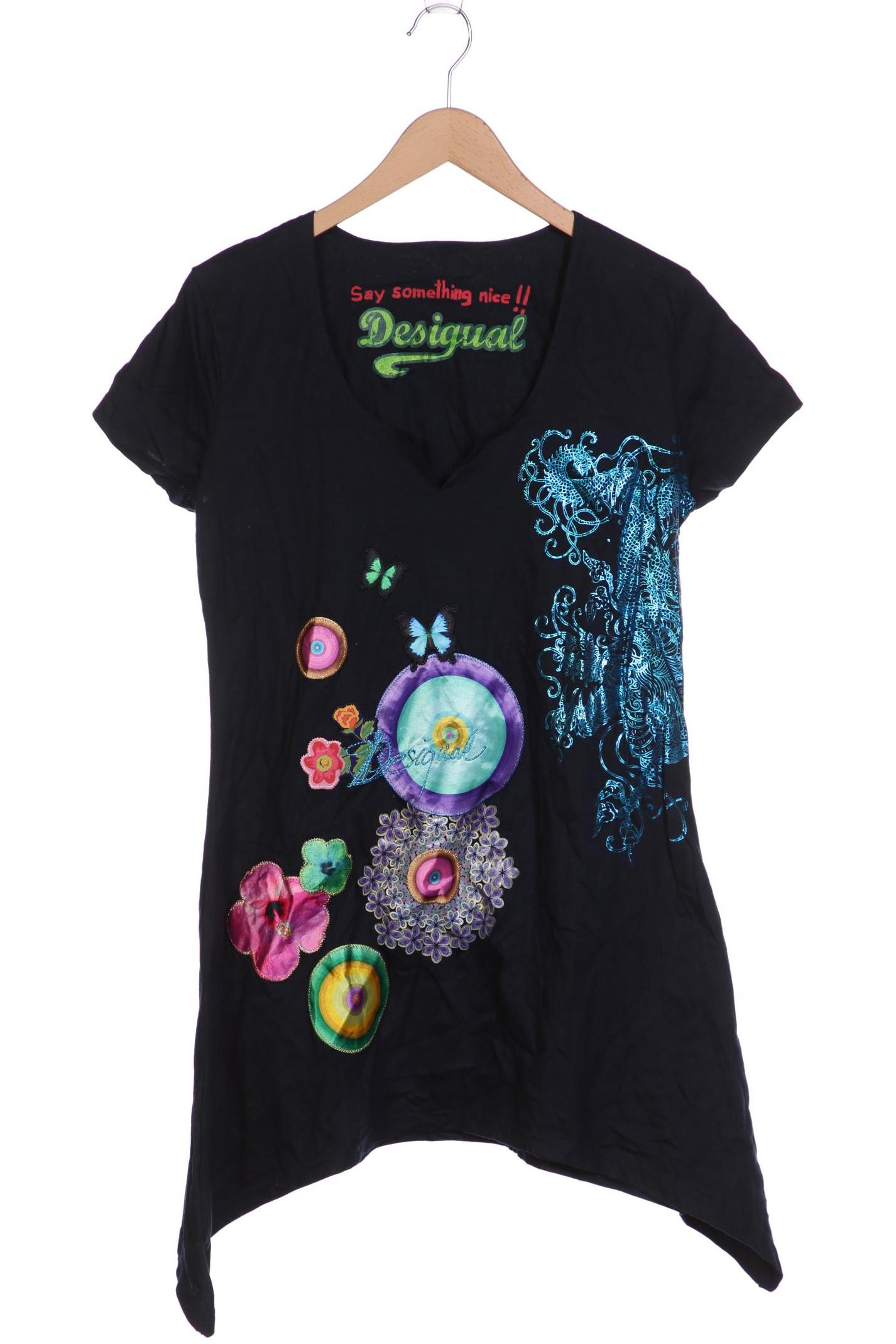 

Desigual Damen T-Shirt, marineblau