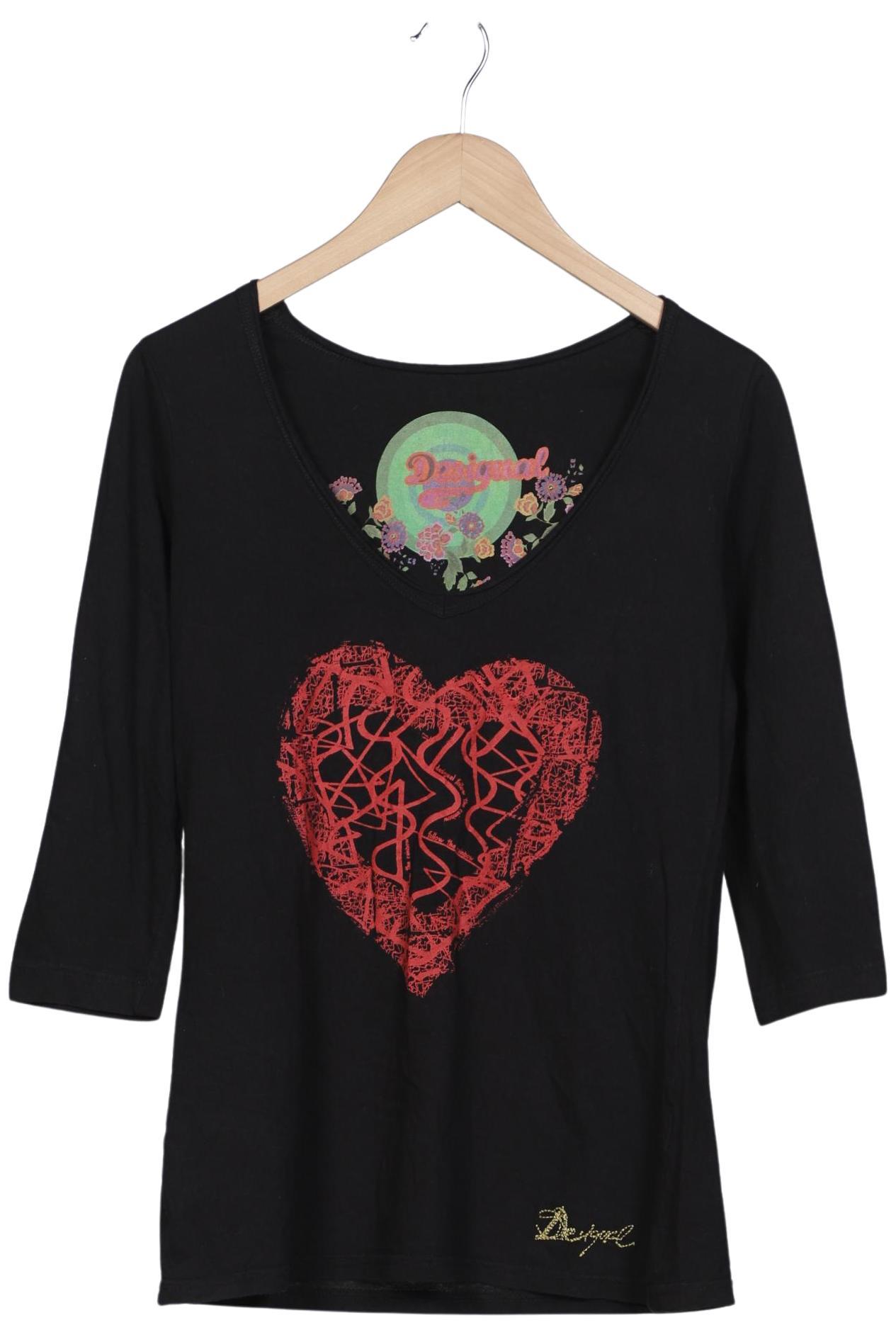 

Desigual Damen T-Shirt, schwarz, Gr. 42