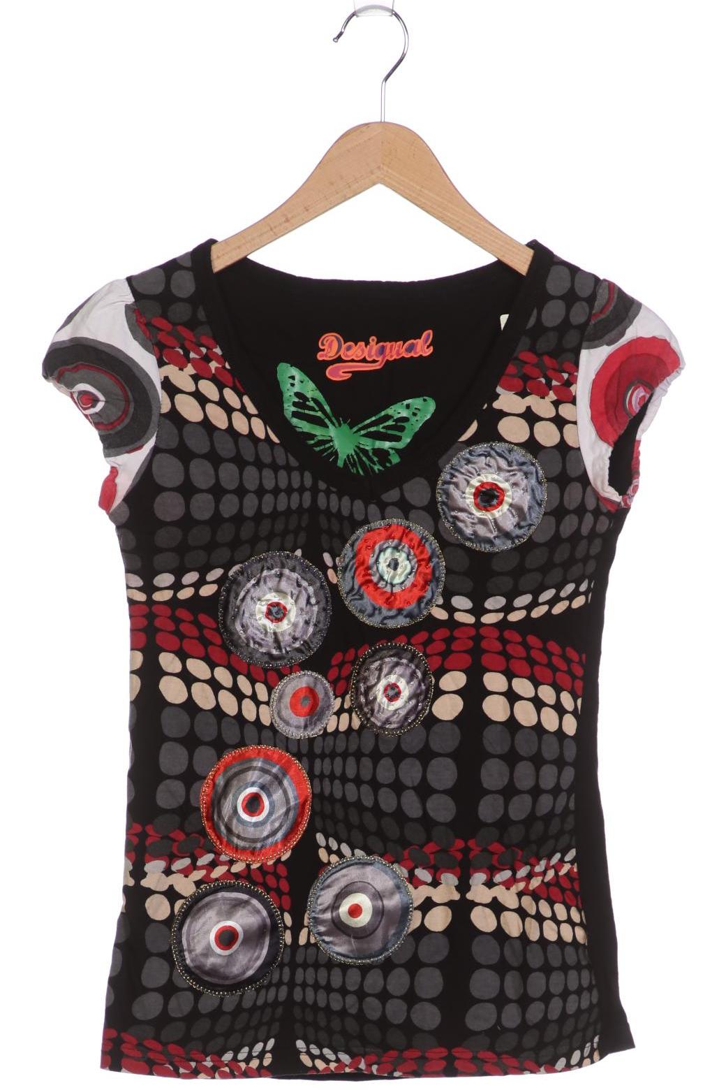 

Desigual Damen T-Shirt, schwarz, Gr. 32