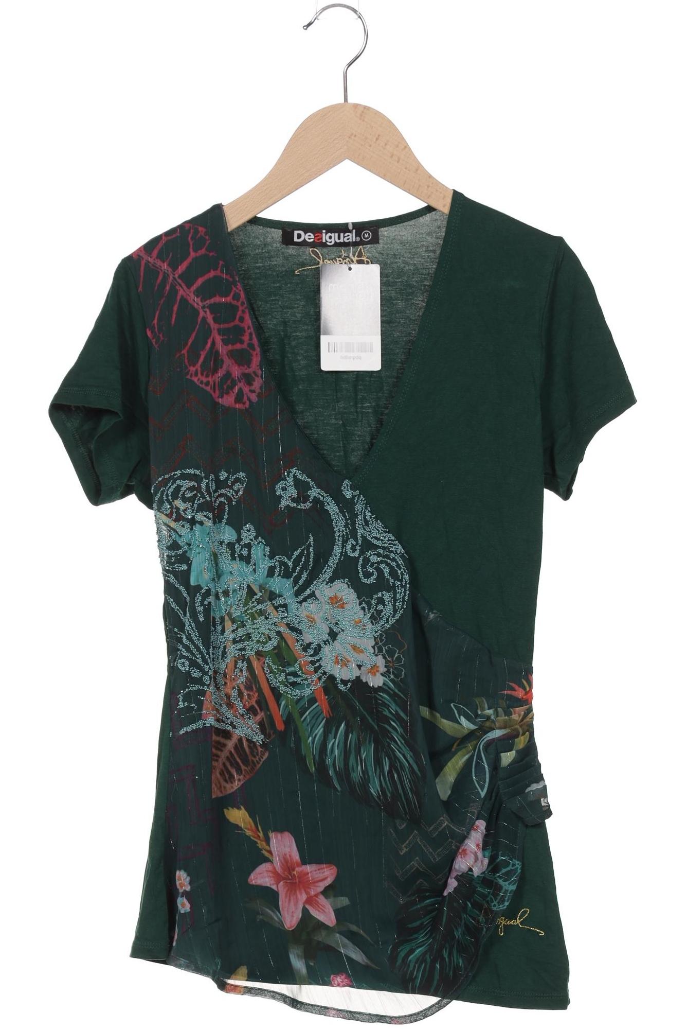 

Desigual Damen T-Shirt, grün, Gr. 38