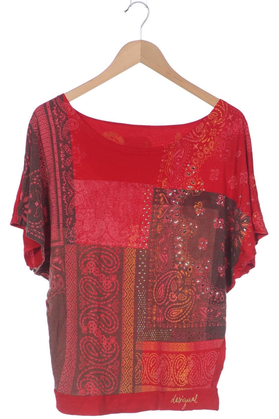

Desigual Damen T-Shirt, rot, Gr. 38