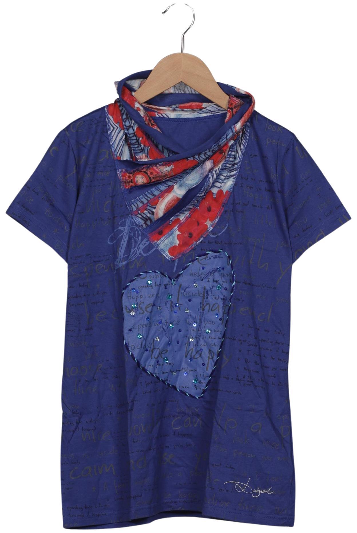 

Desigual Damen T-Shirt, marineblau, Gr. 44