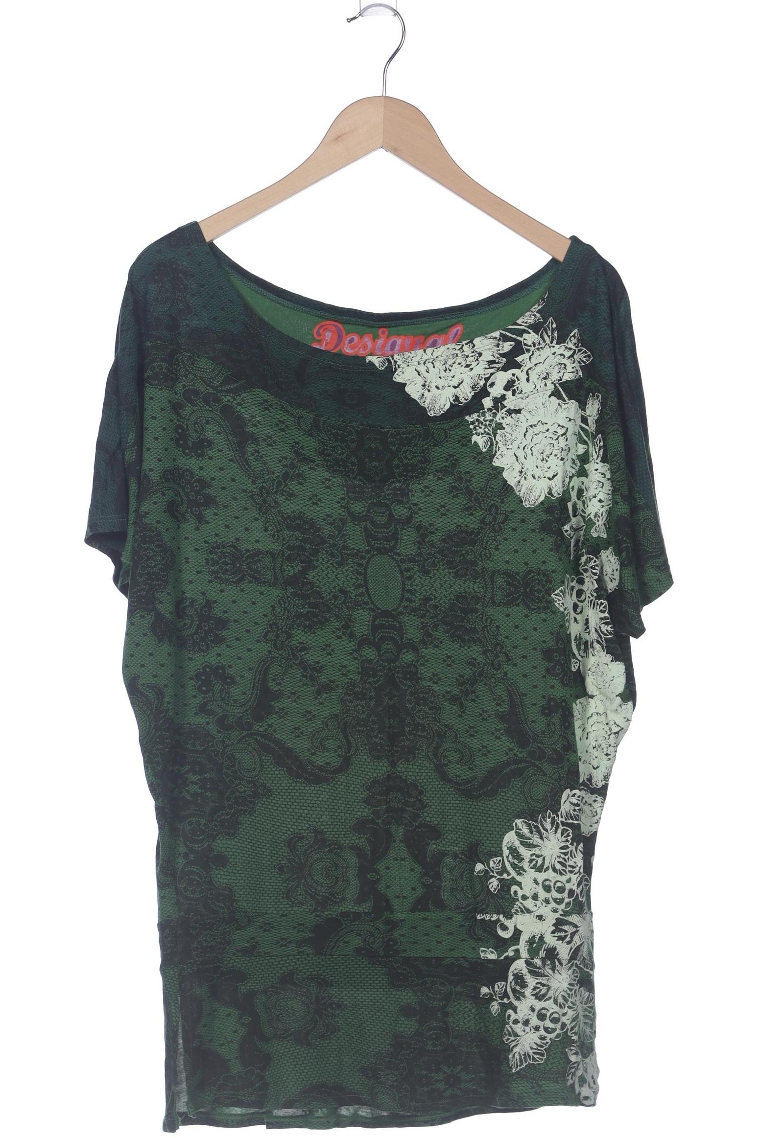 

Desigual Damen T-Shirt, grün, Gr. 38