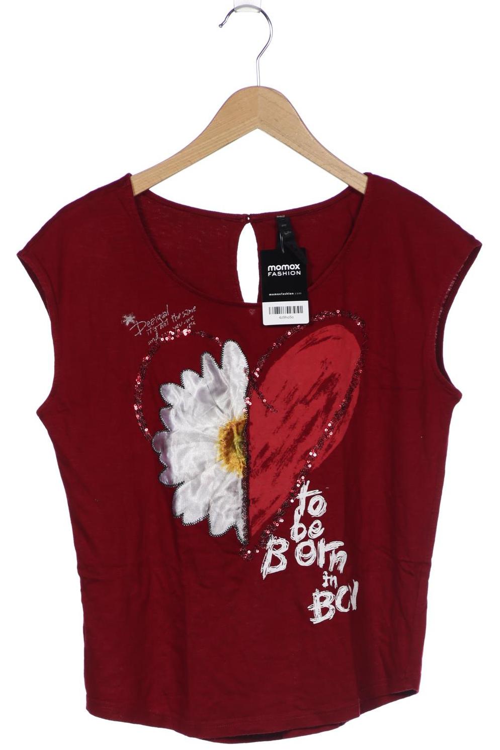 

Desigual Damen T-Shirt, bordeaux
