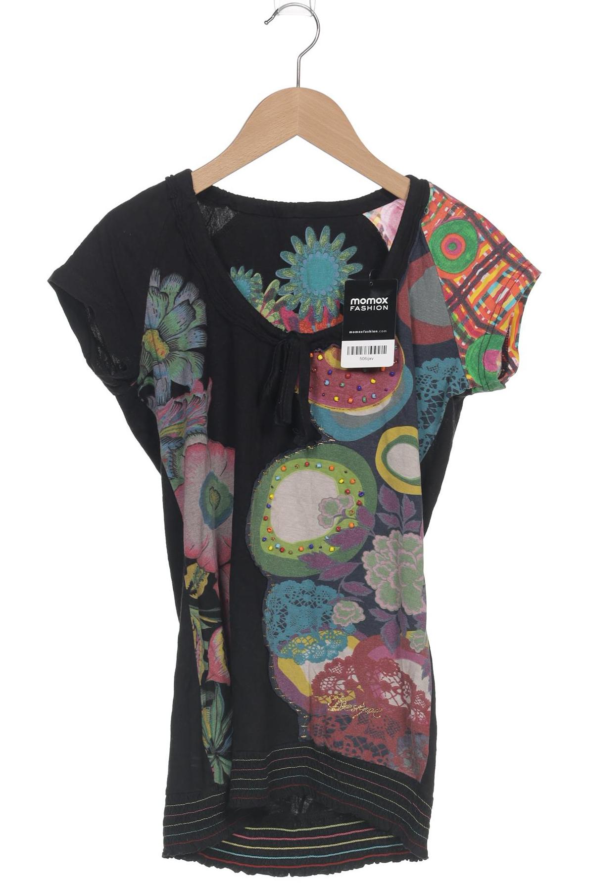 

Desigual Damen T-Shirt, schwarz, Gr. 36