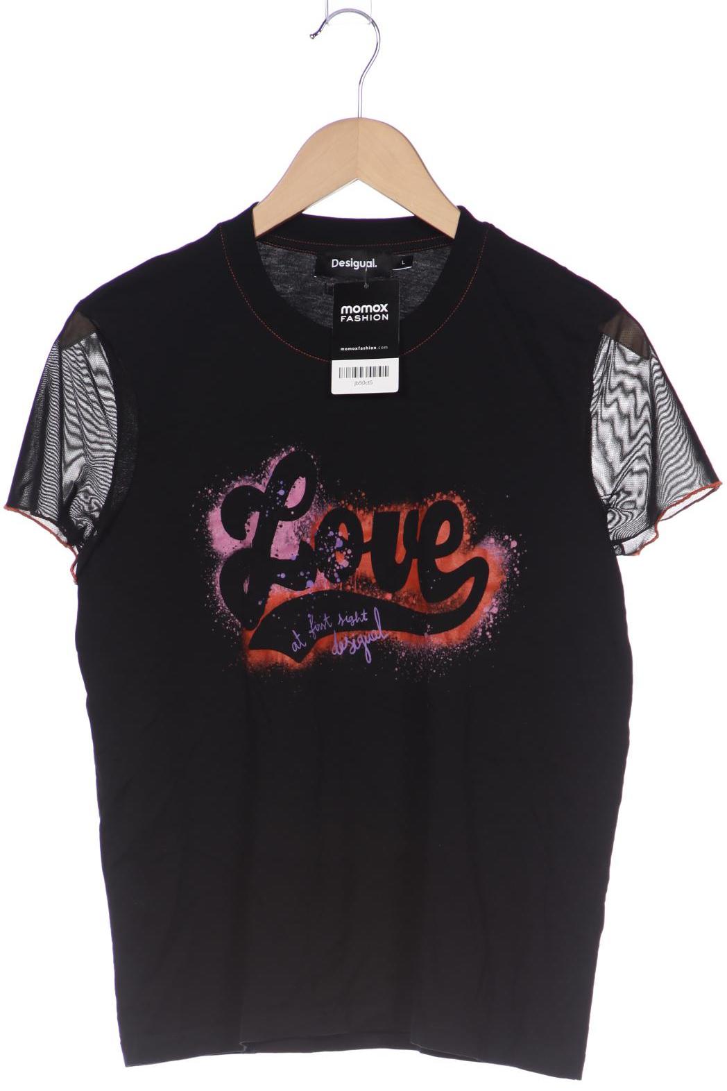 

Desigual Damen T-Shirt, schwarz, Gr. 42