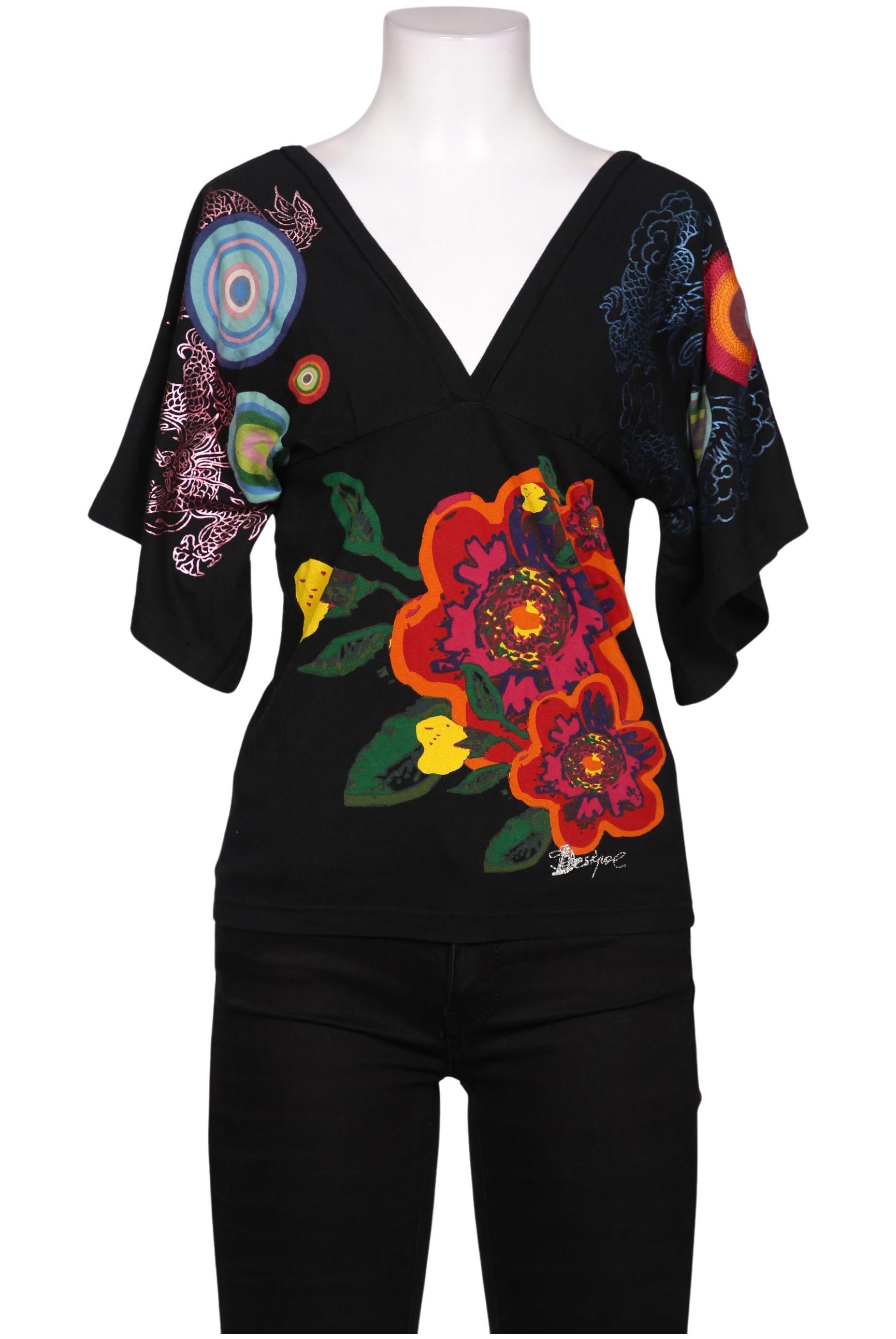 

Desigual Damen T-Shirt, schwarz, Gr. 36