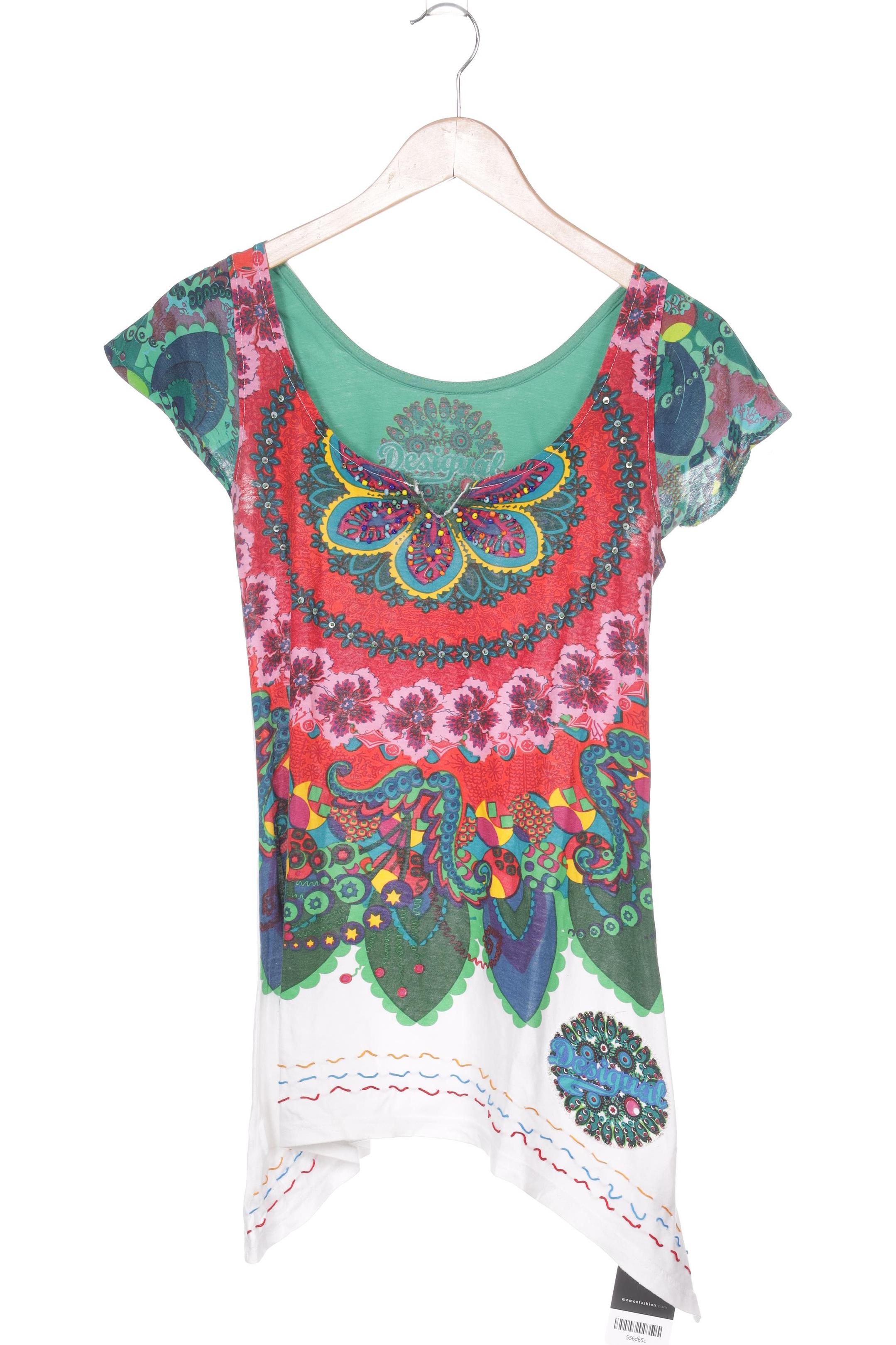 

Desigual Damen T-Shirt, mehrfarbig, Gr.