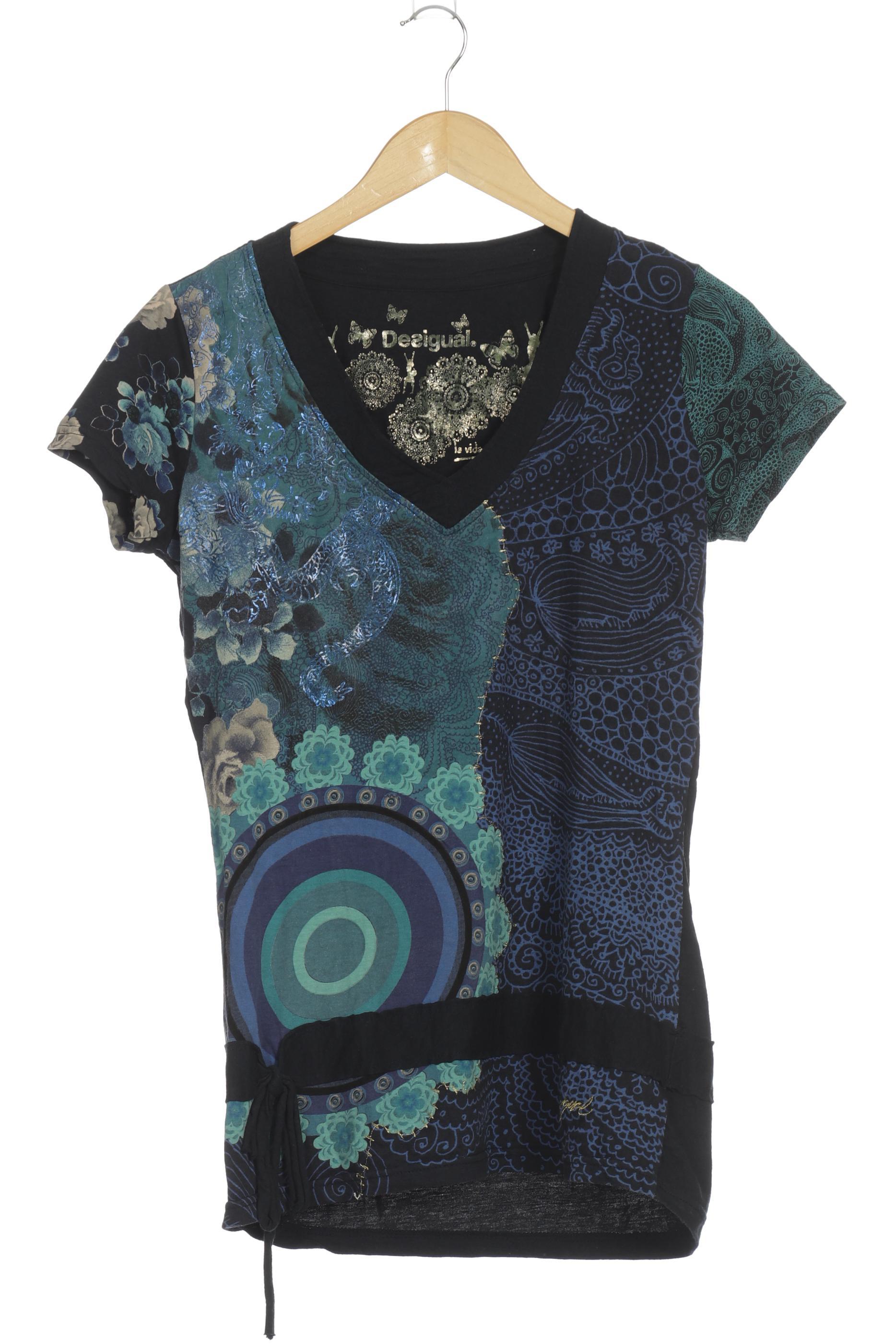 

Desigual Damen T-Shirt, blau, Gr. 42