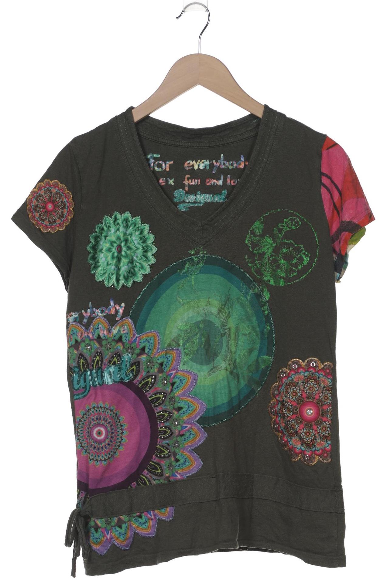 

Desigual Damen T-Shirt, grün, Gr. 44