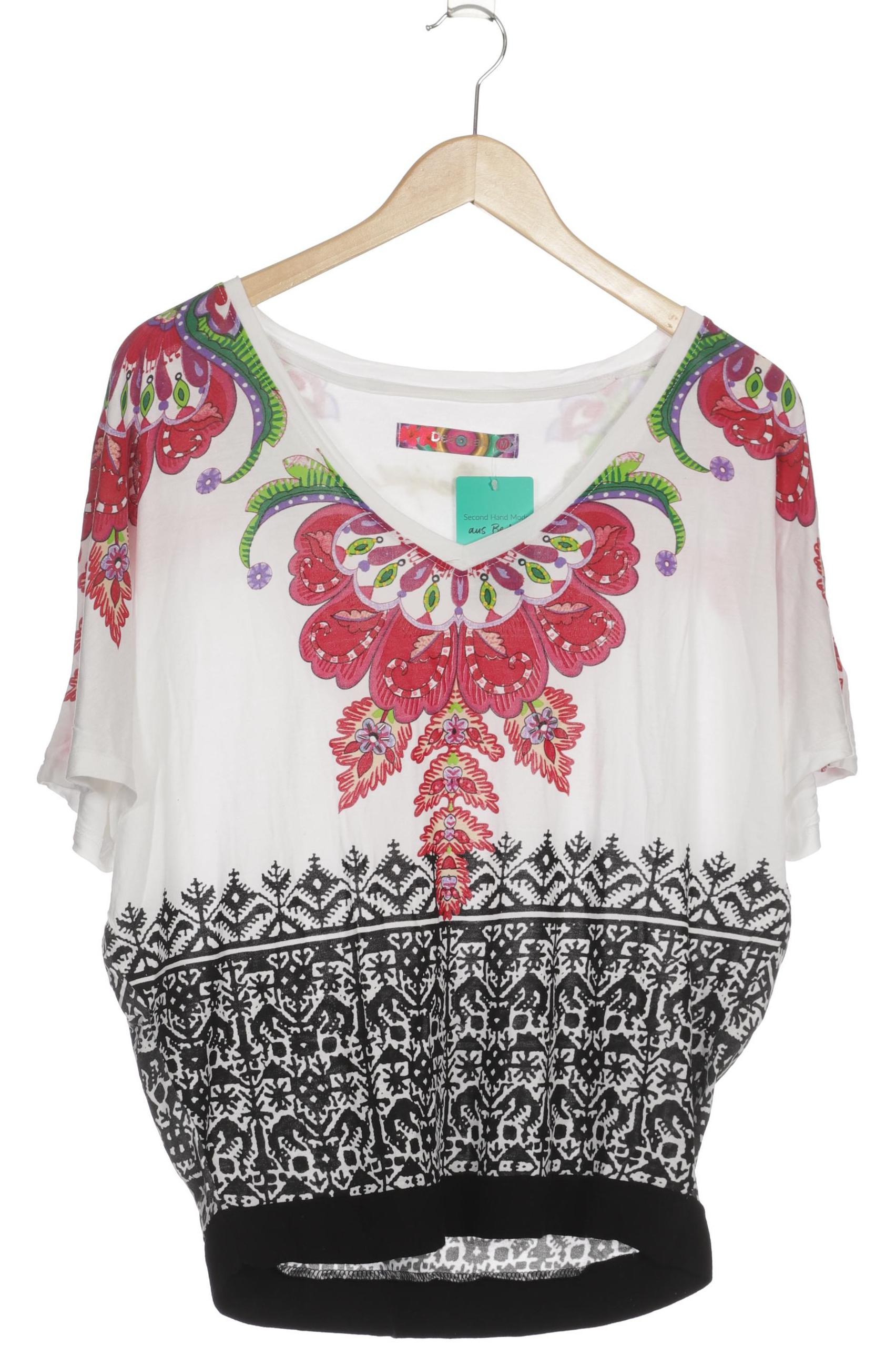 

Desigual Damen T-Shirt, weiß, Gr. 42