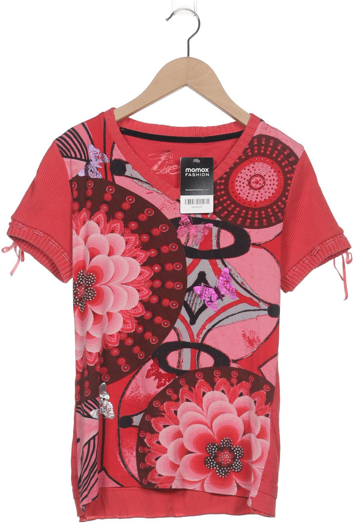 

Desigual Damen T-Shirt, rot, Gr. 36