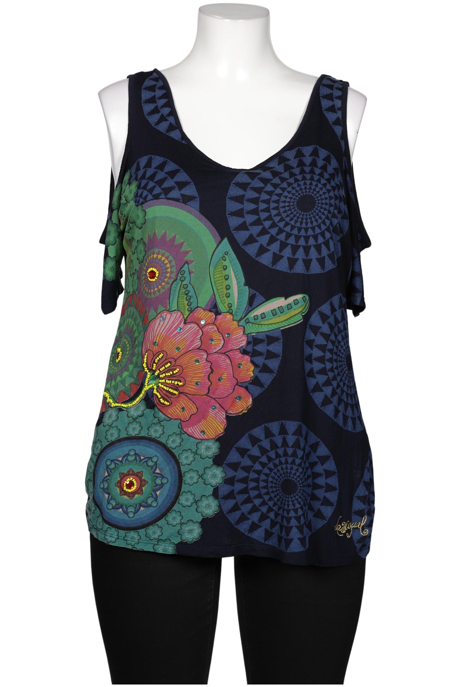 

Desigual Damen T-Shirt, marineblau, Gr. 44