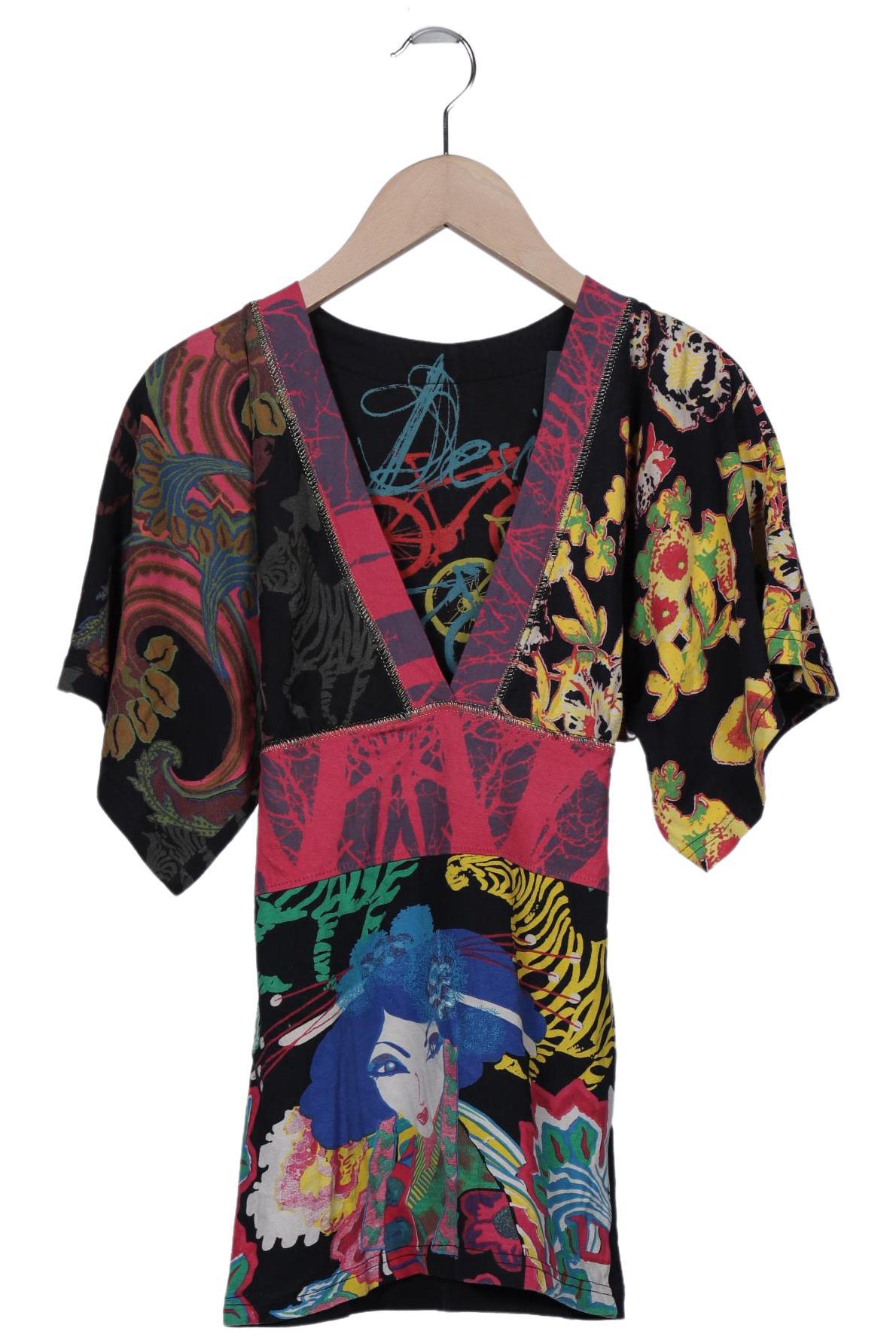

Desigual Damen T-Shirt, mehrfarbig, Gr. 36
