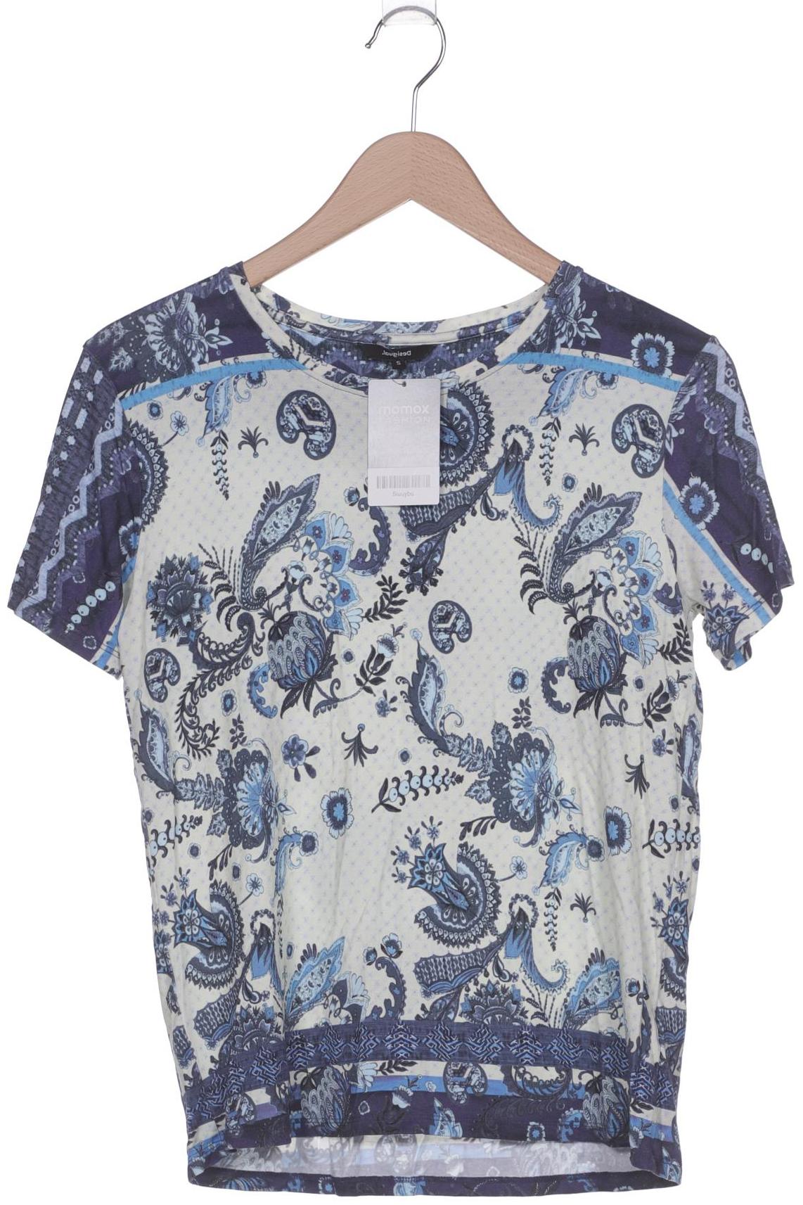 

Desigual Damen T-Shirt, cremeweiß, Gr. 36