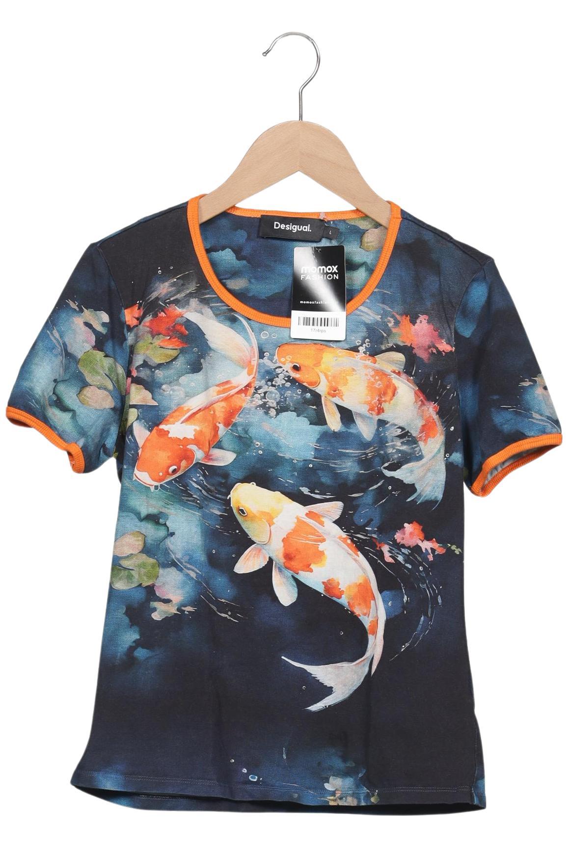 

Desigual Damen T-Shirt, mehrfarbig, Gr. 42