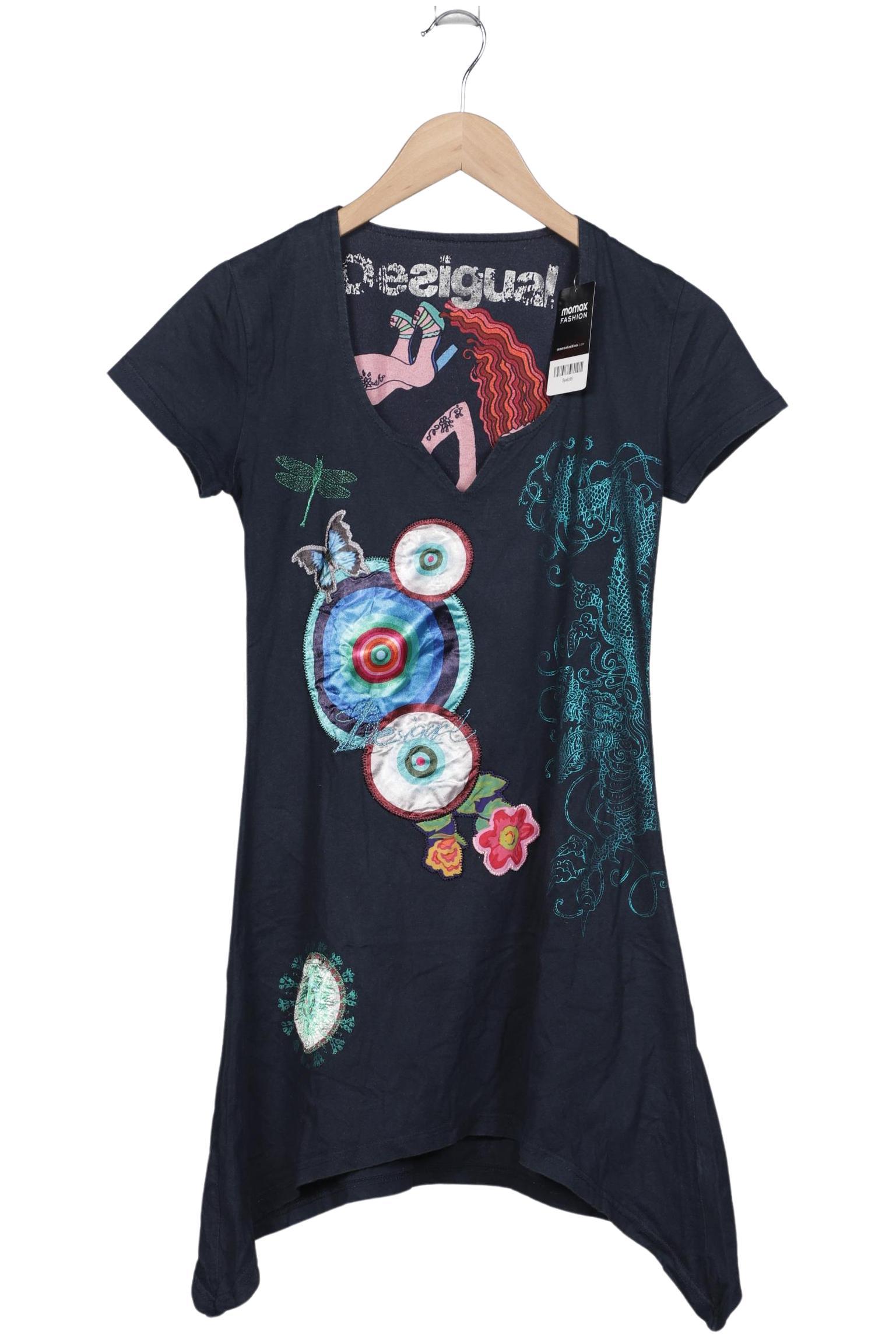 

Desigual Damen T-Shirt, marineblau, Gr. 36