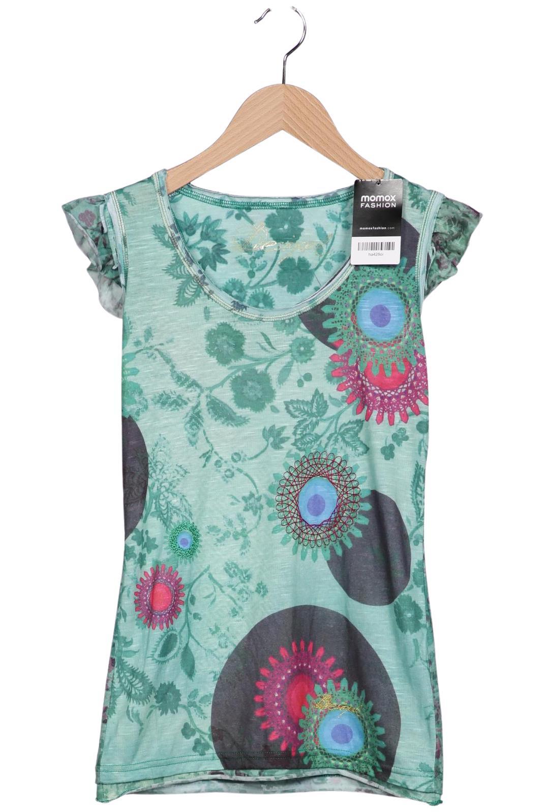 

Desigual Damen T-Shirt, grün, Gr. 38