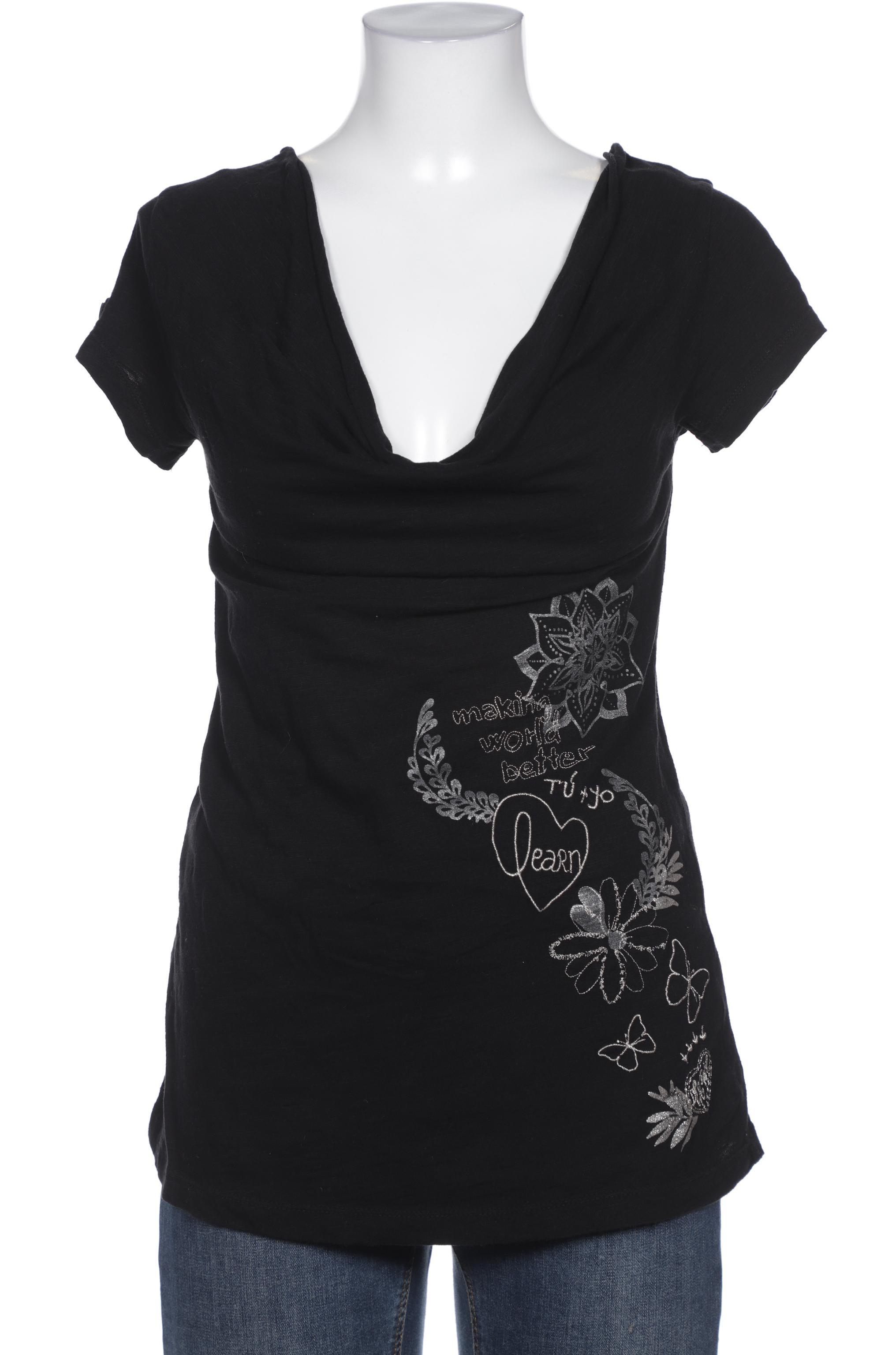

Desigual Damen T-Shirt, schwarz, Gr. 34
