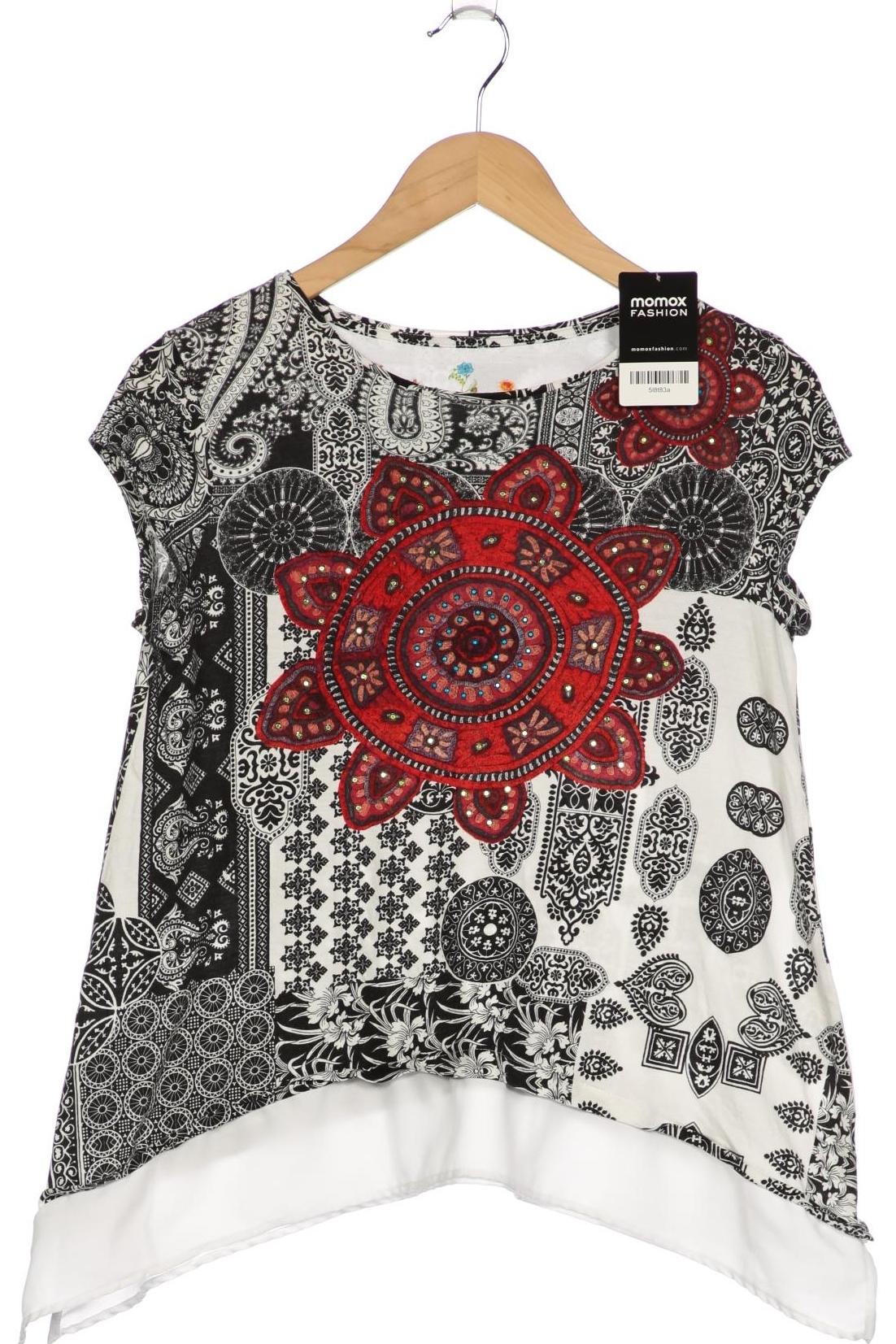

Desigual Damen T-Shirt, weiß, Gr. 36