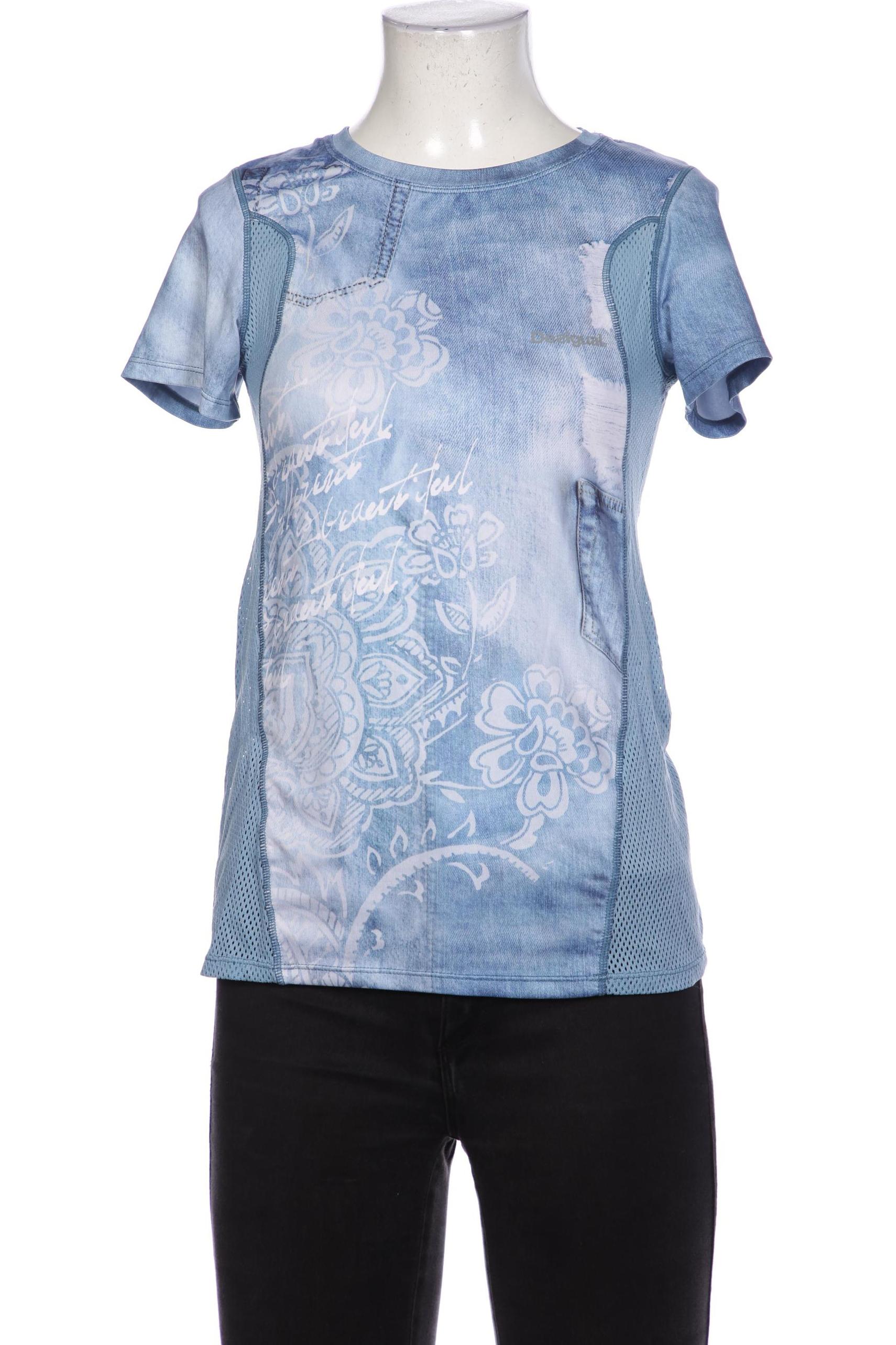 

Desigual Damen T-Shirt, blau, Gr. 36