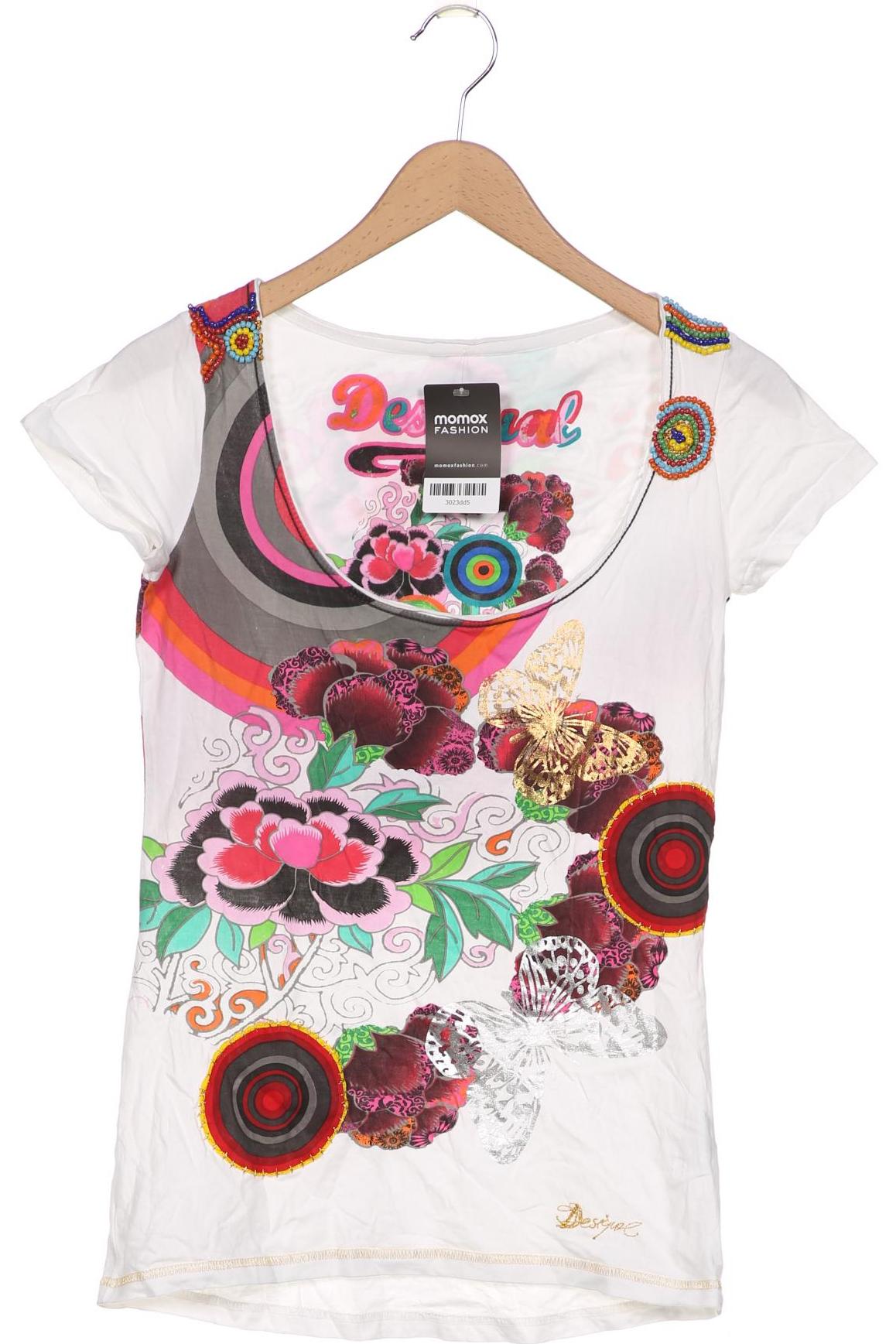 

Desigual Damen T-Shirt, weiß
