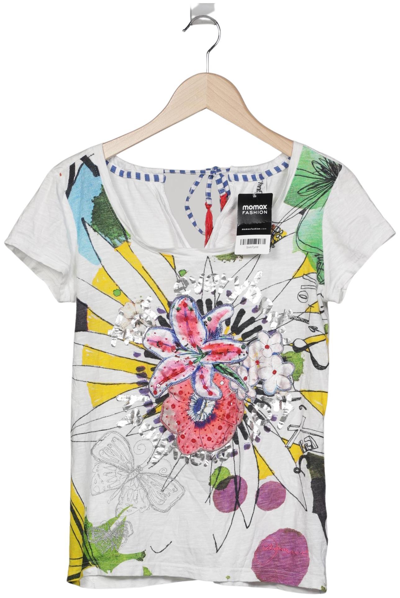 

Desigual Damen T-Shirt, weiß, Gr. 38