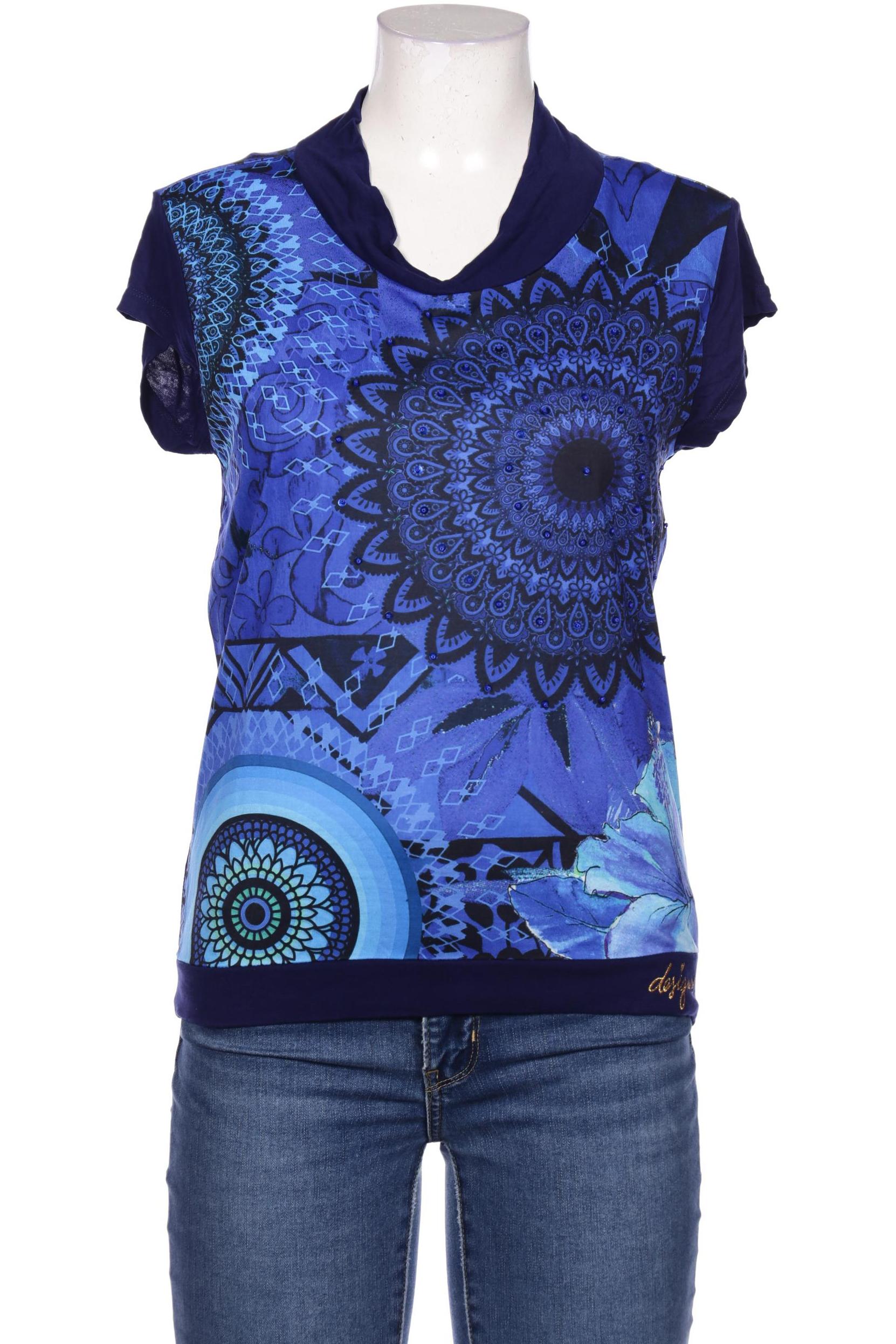 

Desigual Damen T-Shirt, marineblau, Gr. 42