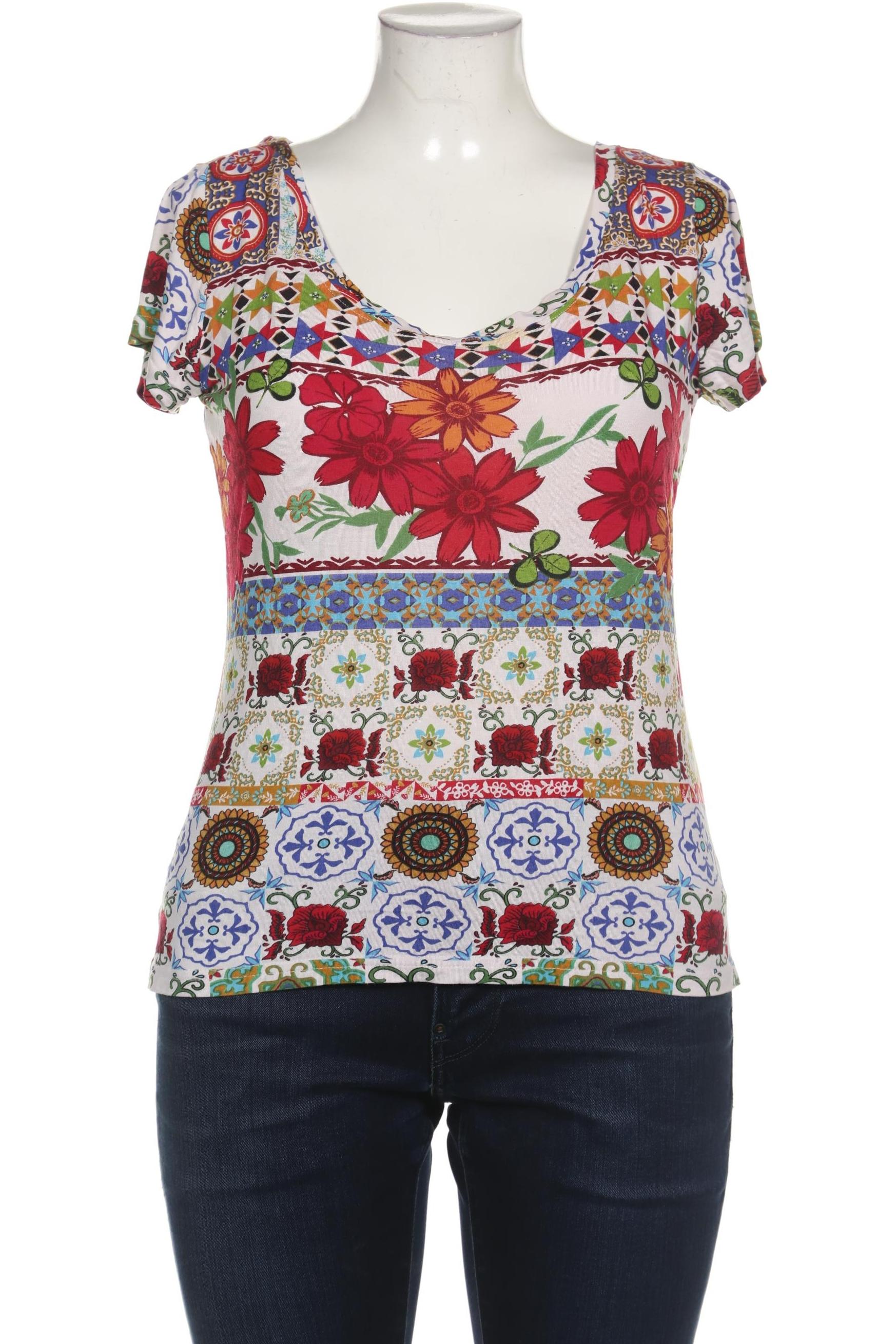 

Desigual Damen T-Shirt, mehrfarbig, Gr. 44