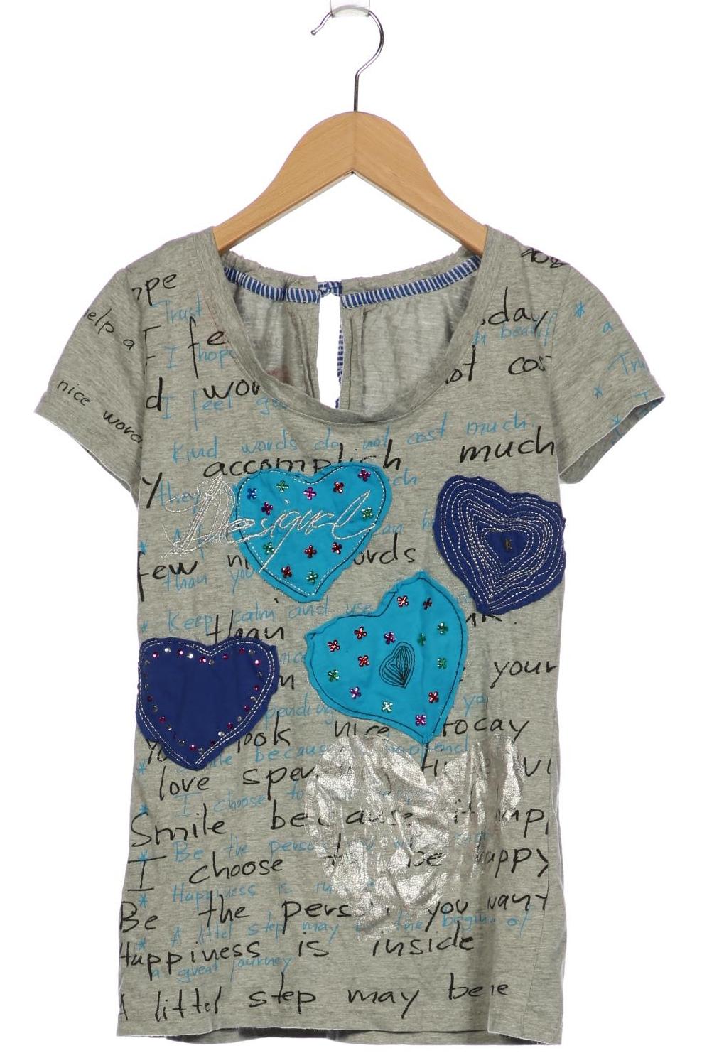 

Desigual Damen T-Shirt, grau, Gr. 36