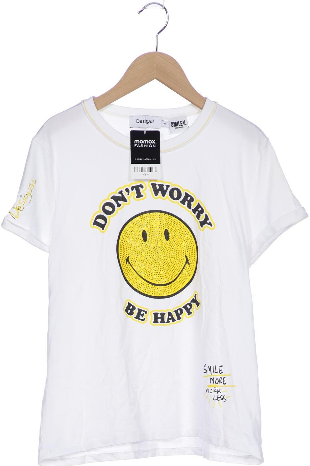 

Desigual Damen T-Shirt, weiß, Gr. 38