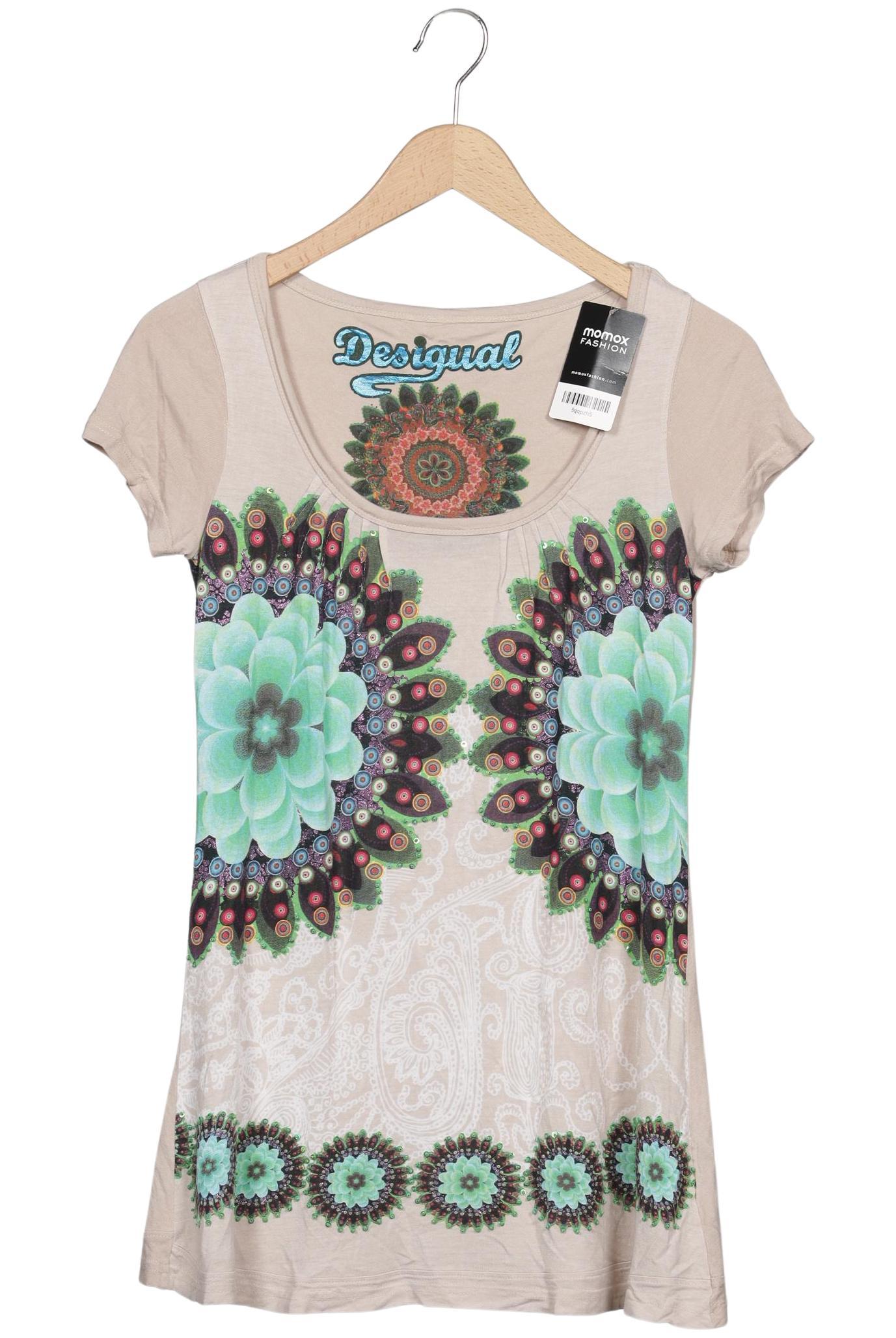 

Desigual Damen T-Shirt, beige, Gr. 42