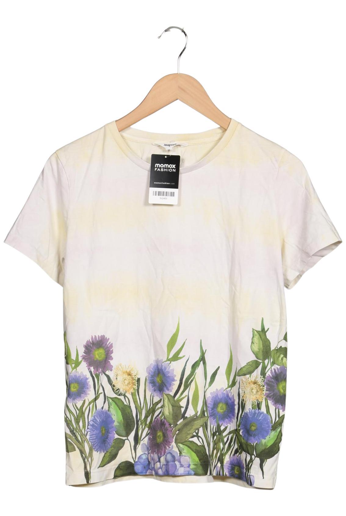 

Desigual Damen T-Shirt, cremeweiß, Gr. 38