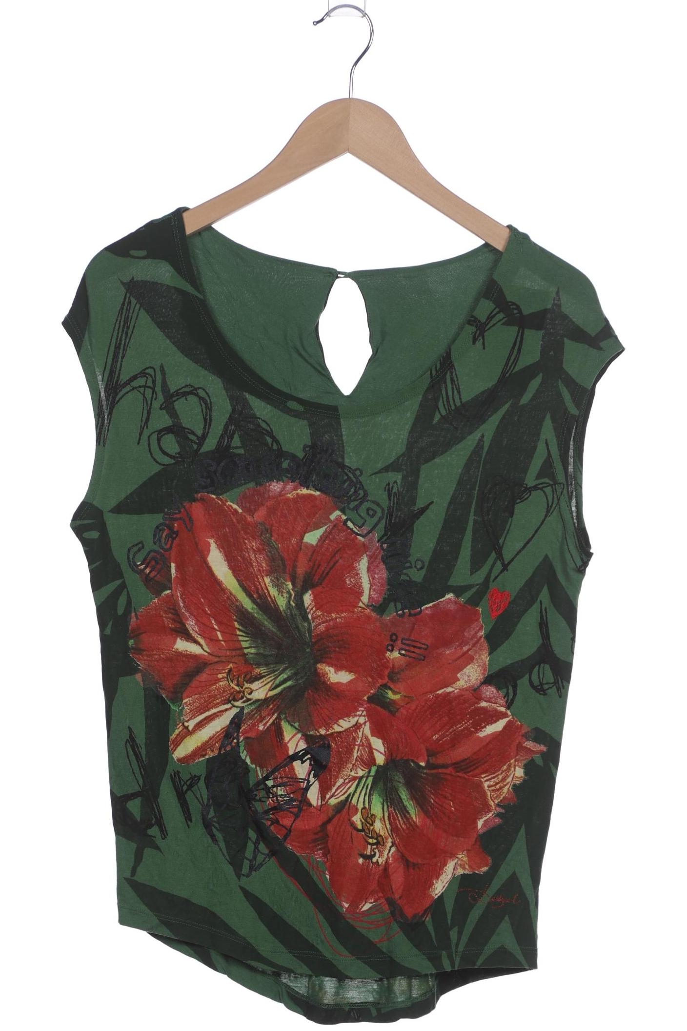 

Desigual Damen T-Shirt, grün, Gr. 36