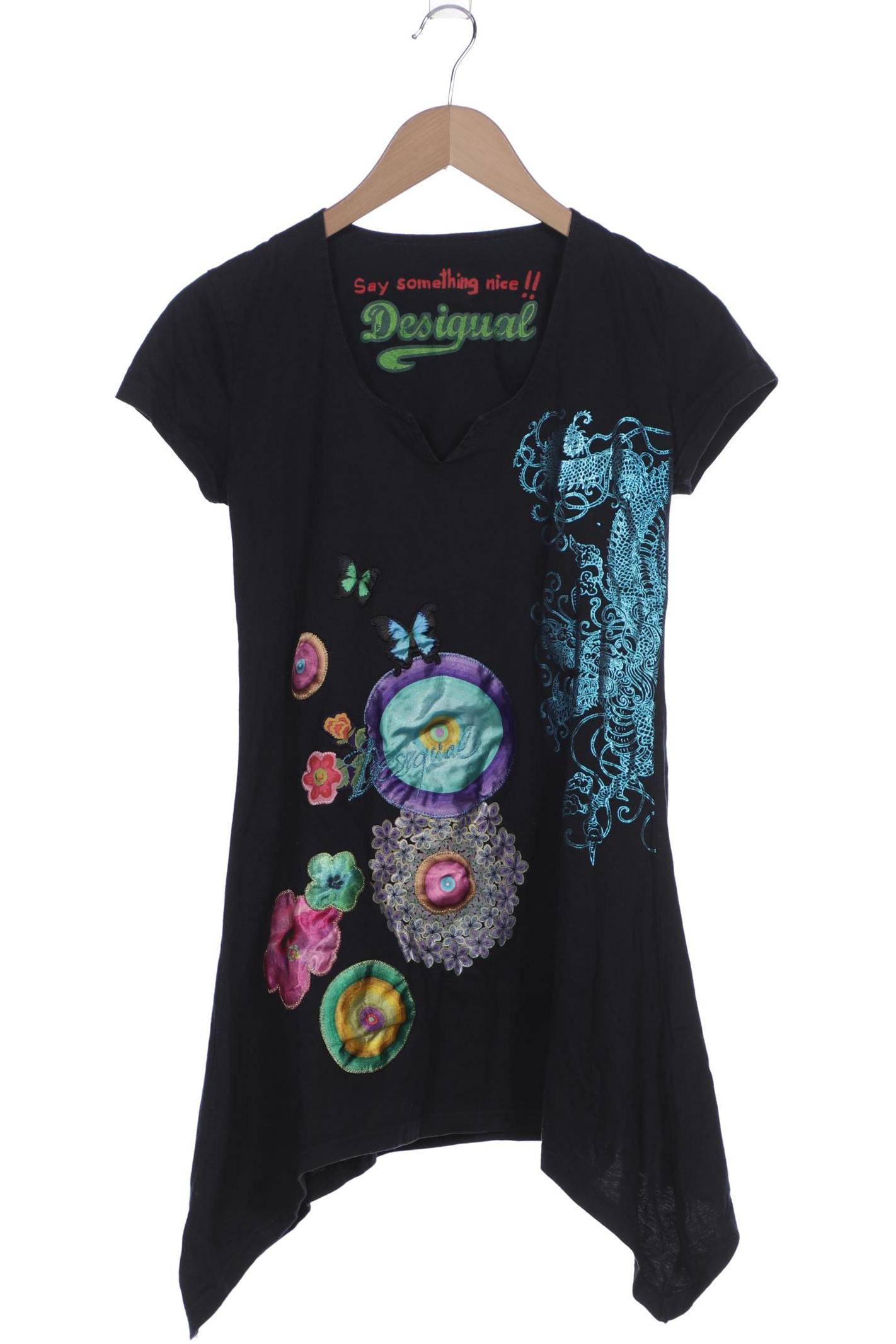 

Desigual Damen T-Shirt, marineblau, Gr. 38