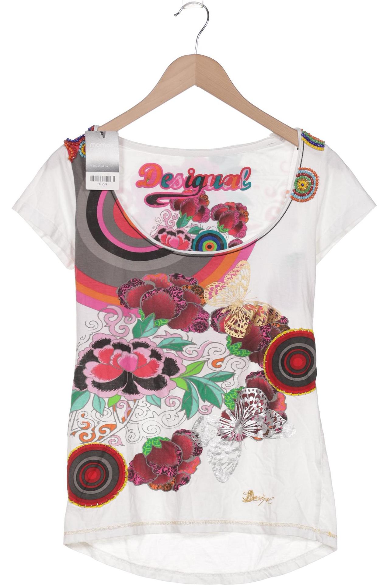 

Desigual Damen T-Shirt, mehrfarbig, Gr. 38