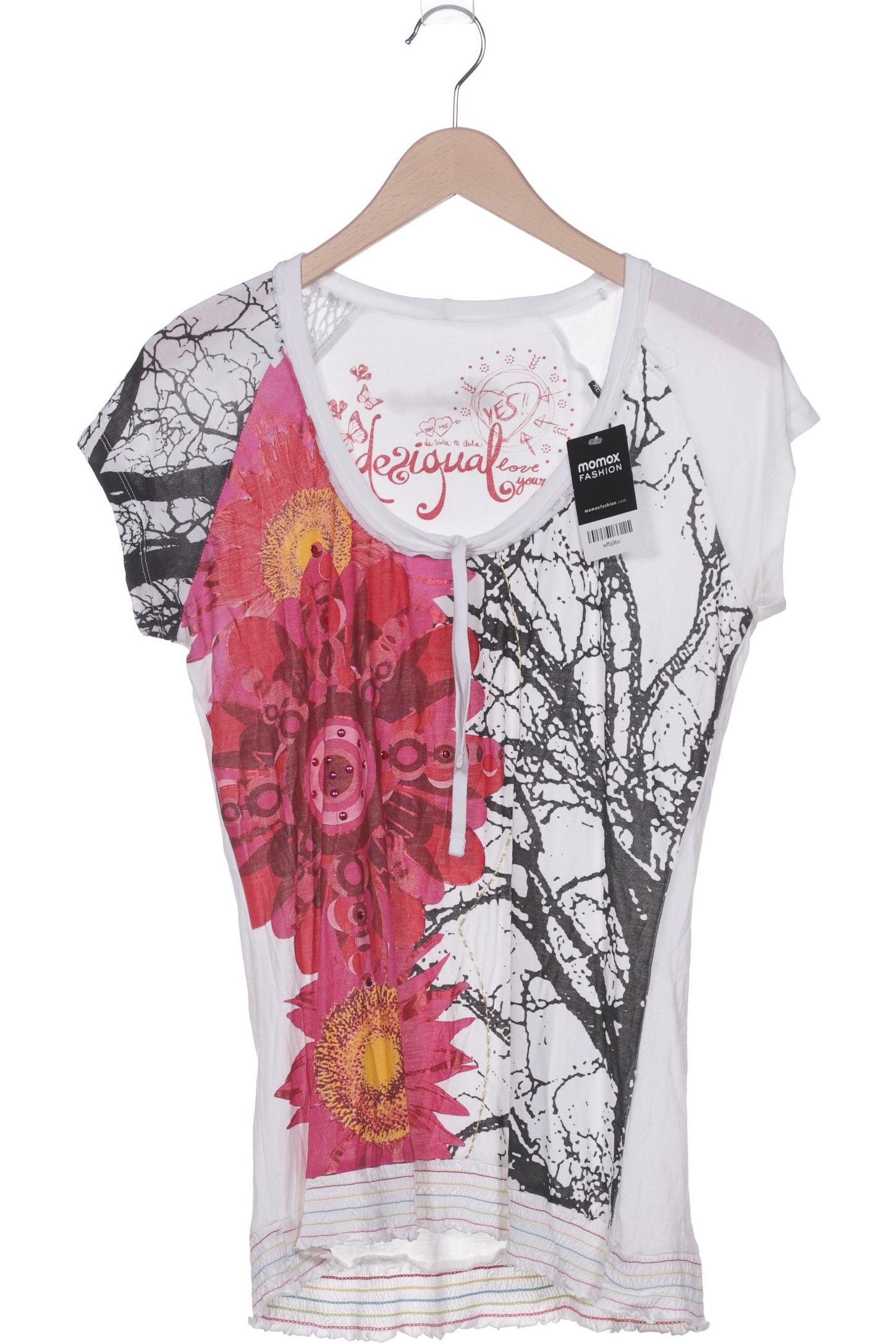 

Desigual Damen T-Shirt, weiß, Gr. 44